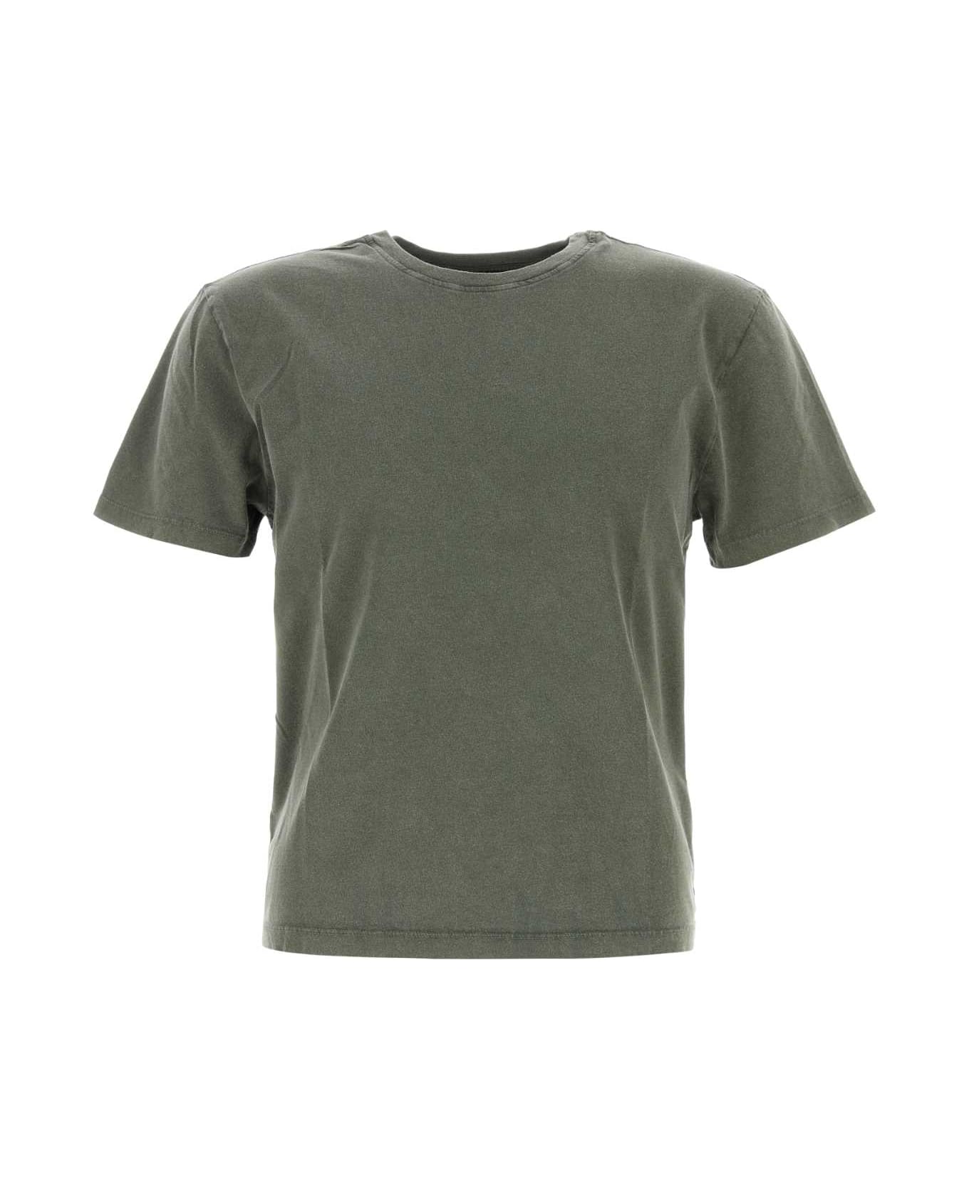 Gimaguas Sage Green Cotton Antonio T-shirt - GREEN
