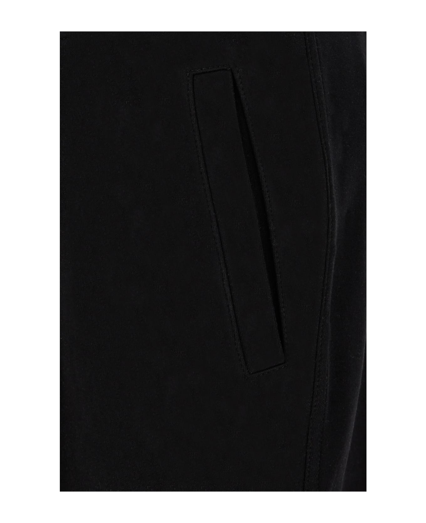 Brunello Cucinelli Black Cotton Blend Joggers - COBALT BLUE
