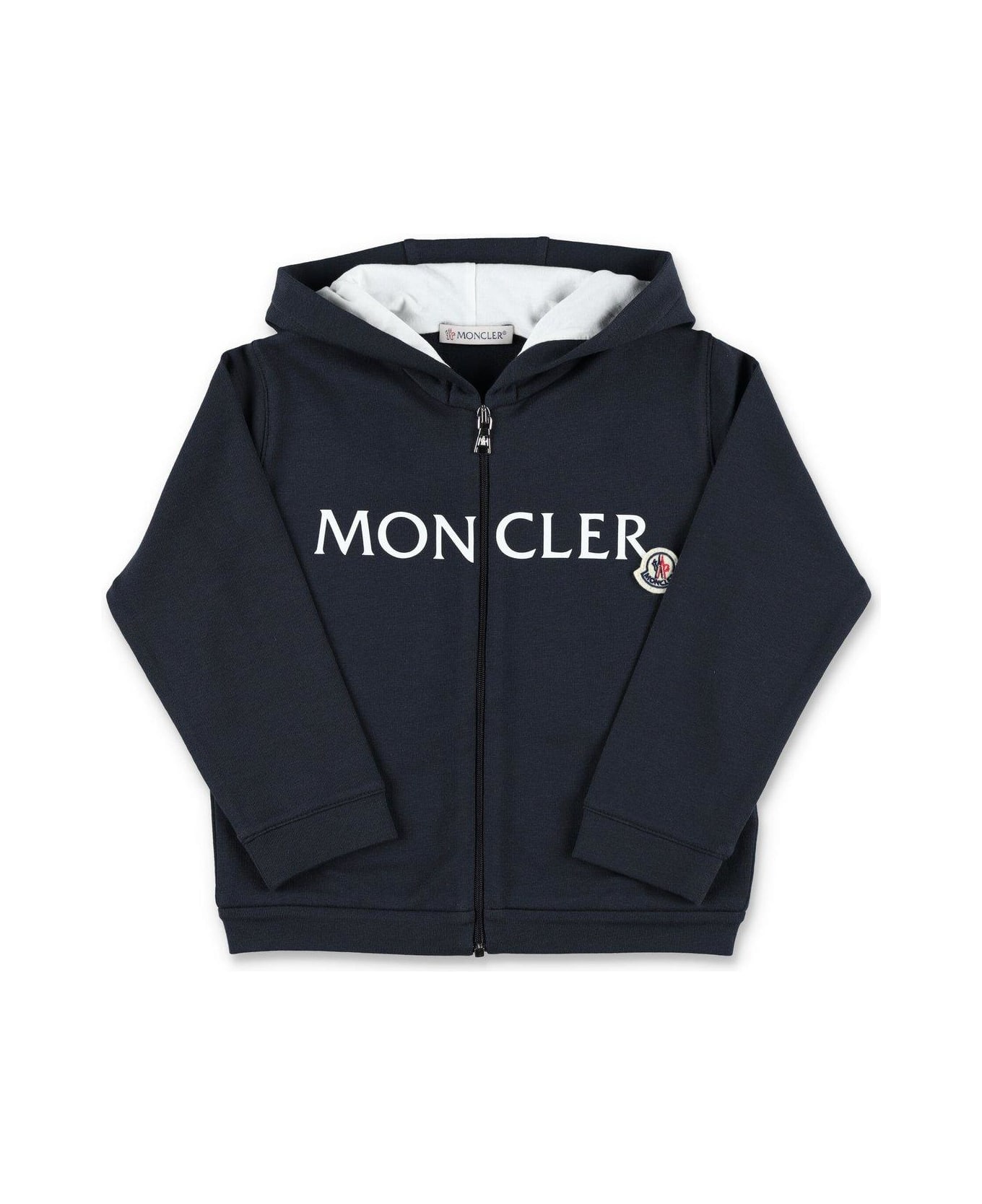 Moncler Logo-printed Hooded Tracksuit Set - Blue ボディスーツ＆セットアップ