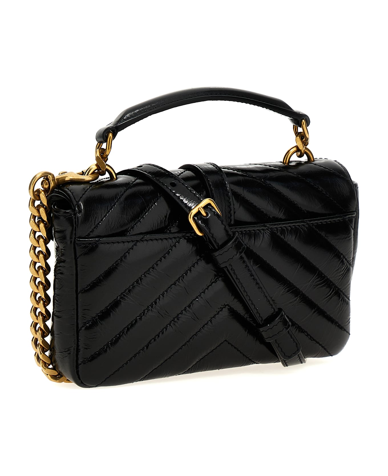 Saint Laurent 
college Mini
 Crossbody Bag - Black  
