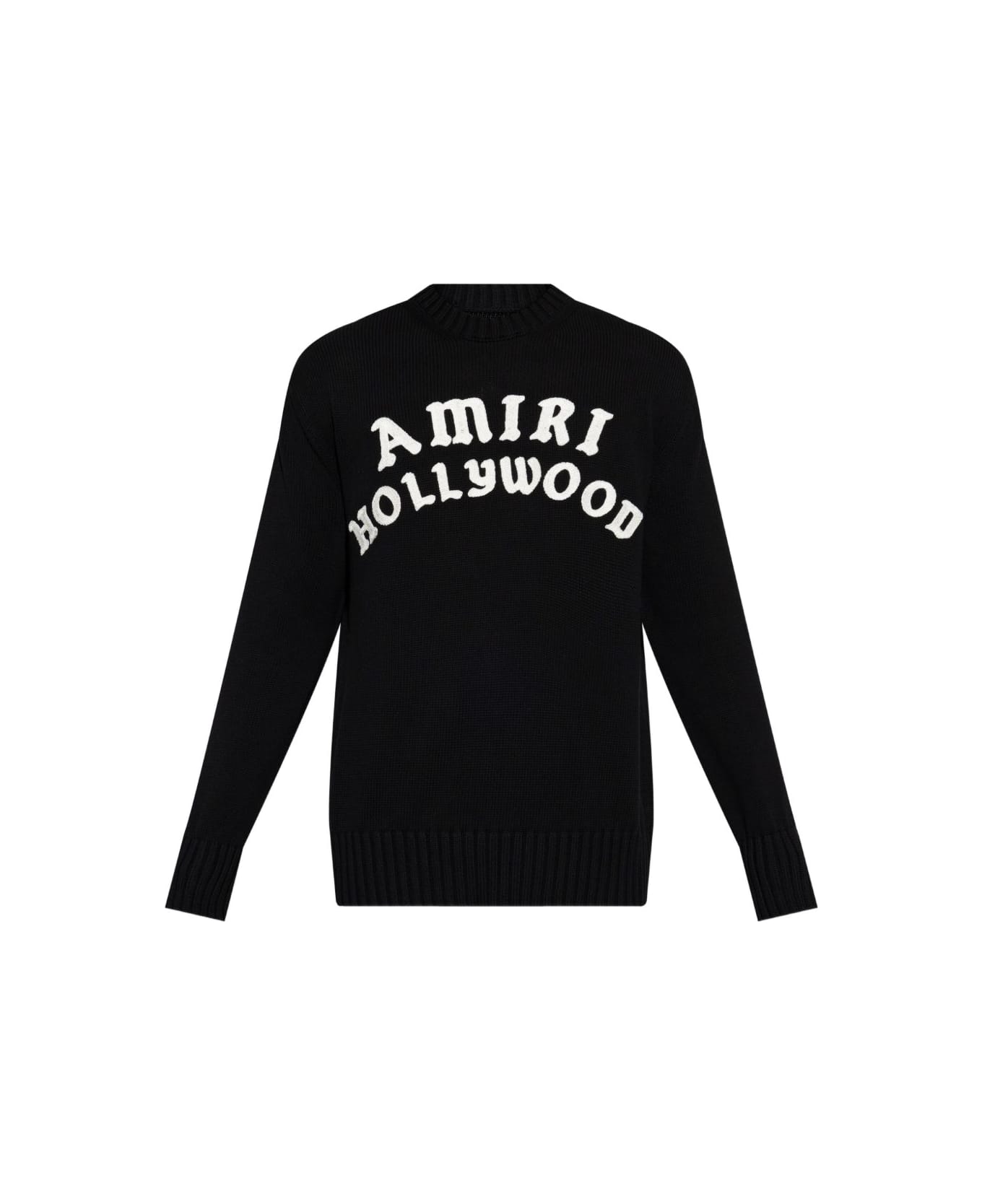 AMIRI Hollywood Sweater With Embroidery - Black