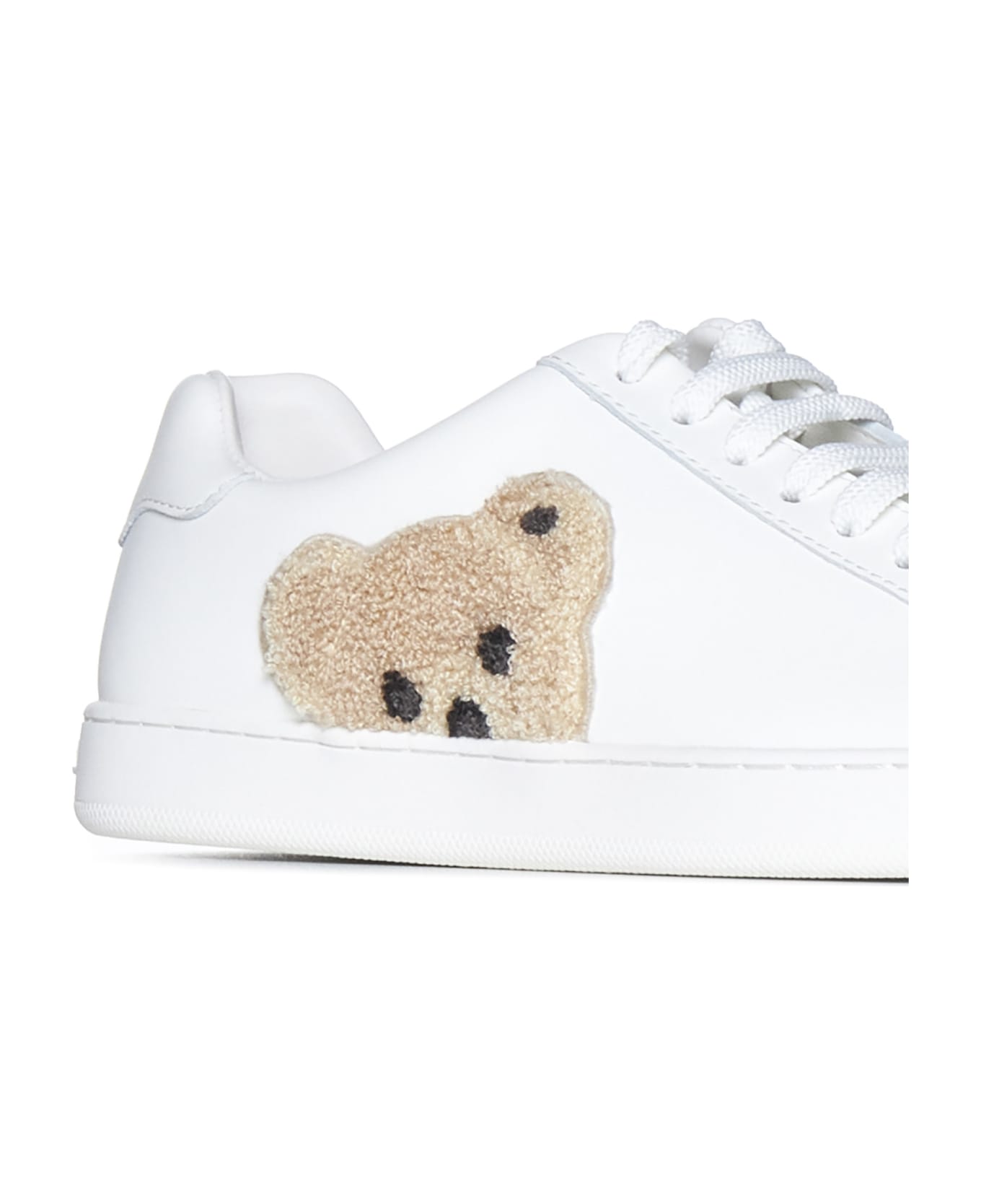 Palm Angels New Teddy Bear Tennis Sneakers - White