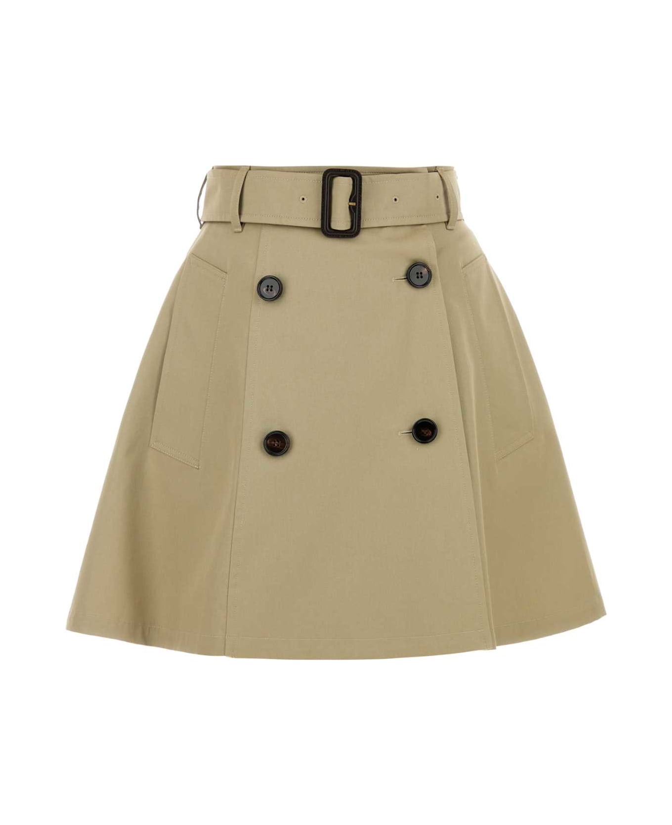 Burberry Beige Twill Skirt - QUILL