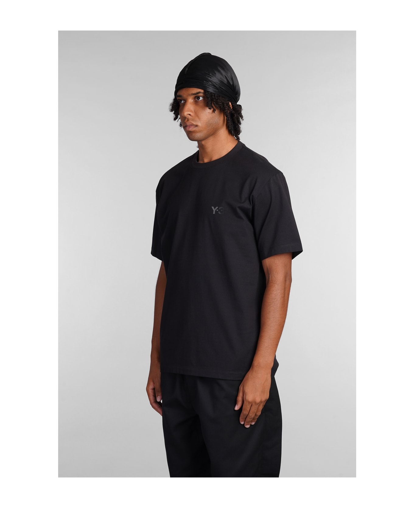 Y-3 T-shirt In Black Cotton - Black