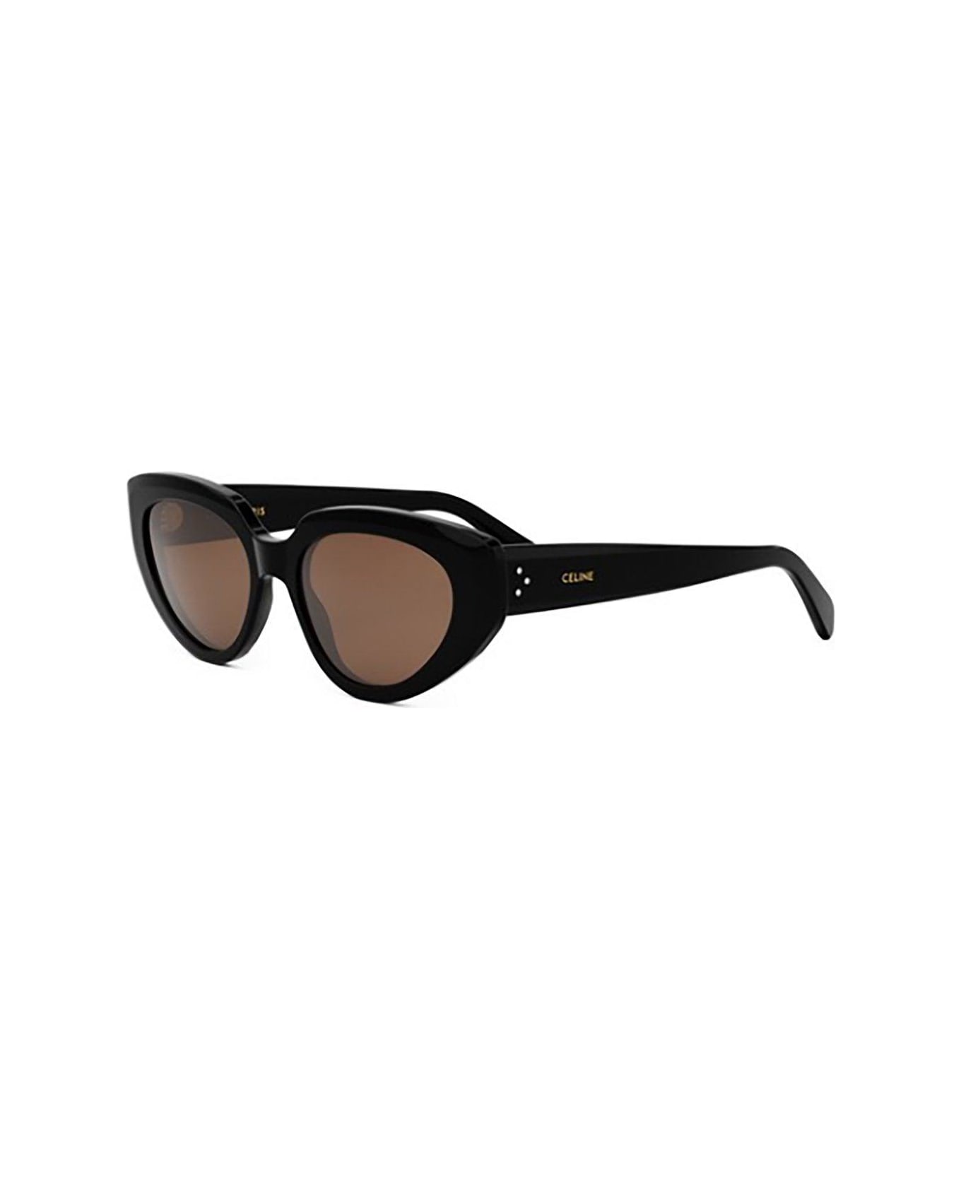 Celine Cat-eye Sunglasses - Nero/Marrone サングラス