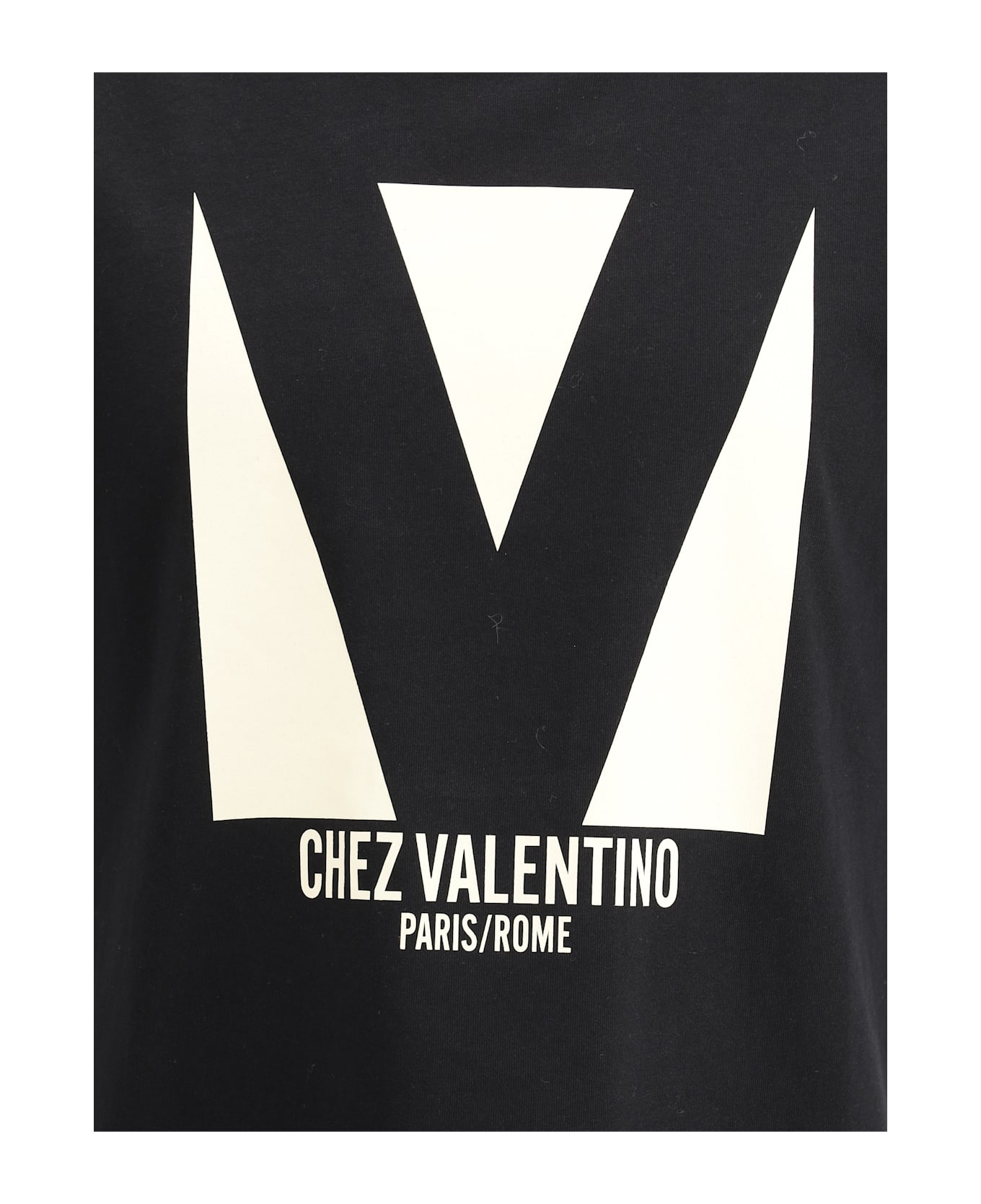Valentino Maxi Print T-shirt - Nero