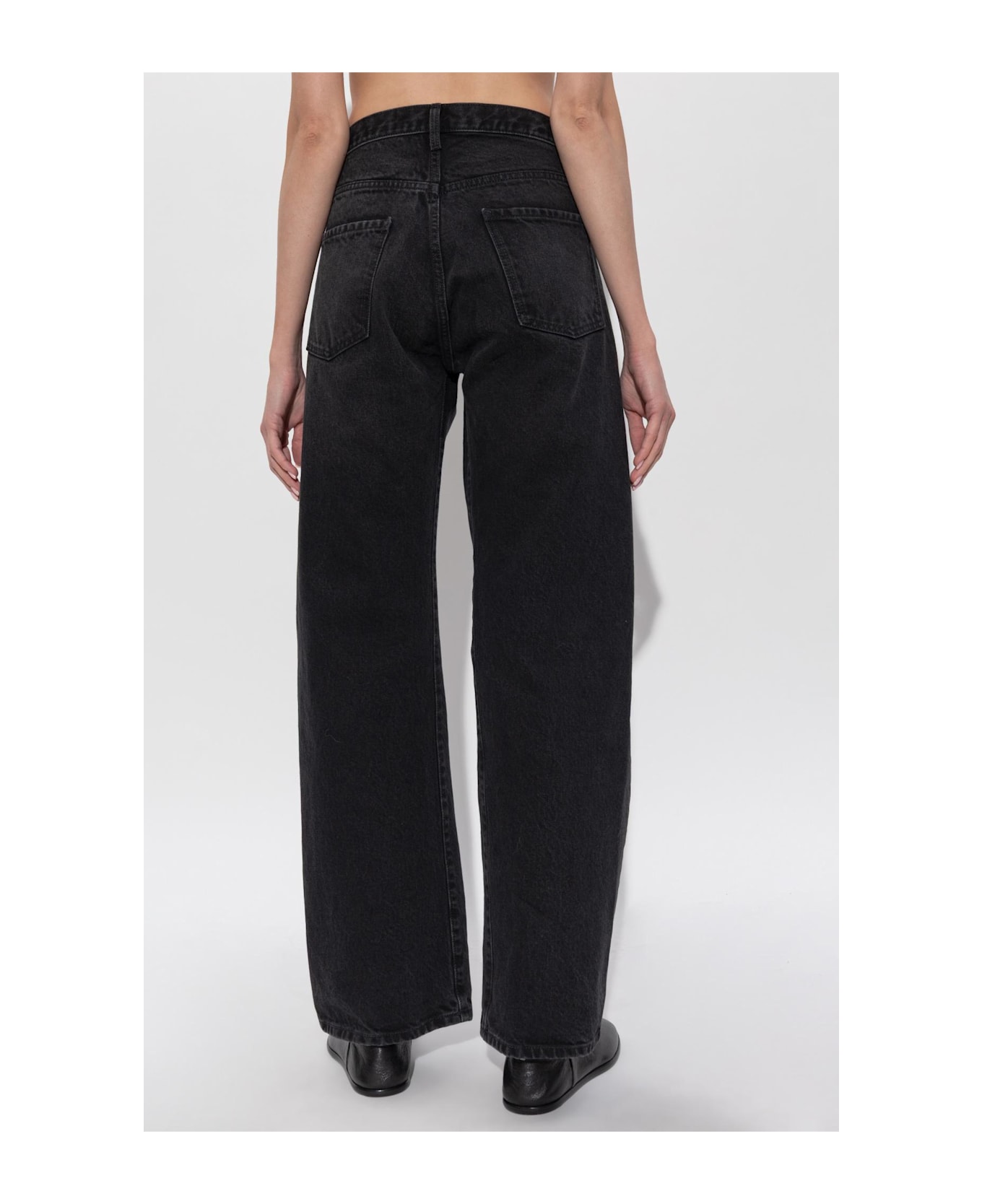 Maison Margiela Jeans With Logo - Black