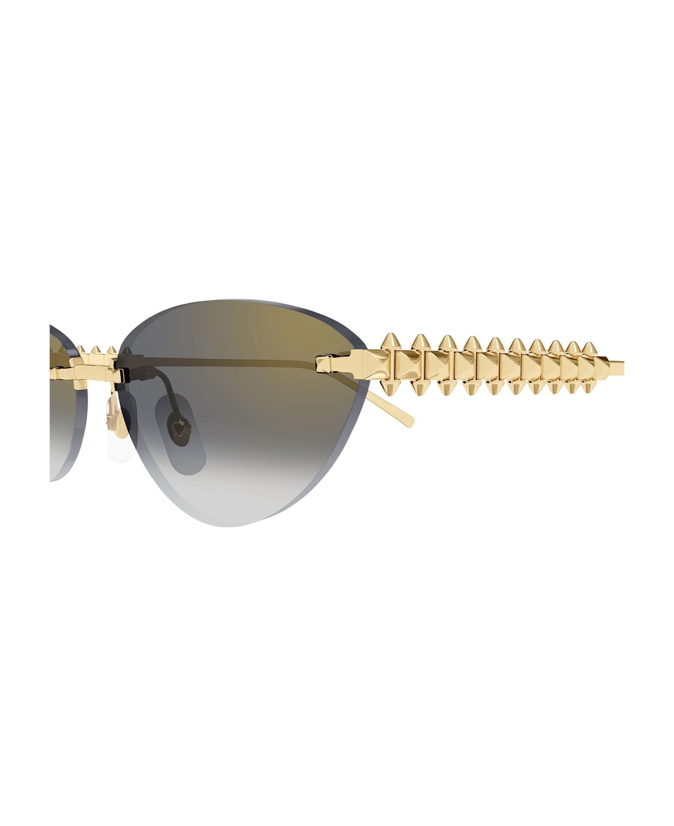 Cartier Eyewear Clash De Cartier Ct0543s-001 - Gold Sunglasses - Gold