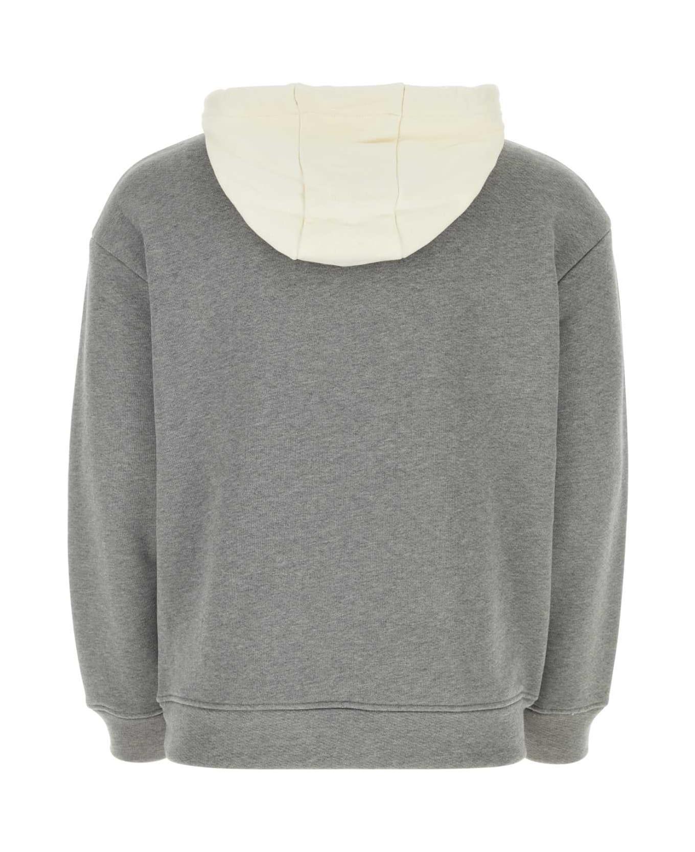 Emporio Armani Two-tone Cotton Sweatshirt - 06A8