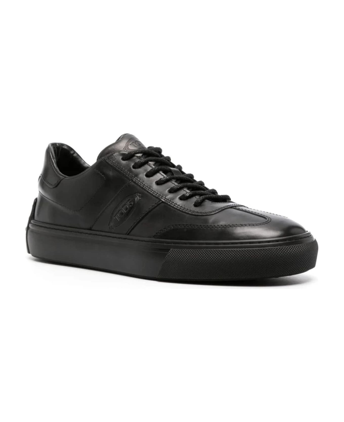 Tod's Calf Leather Sneakers - Black