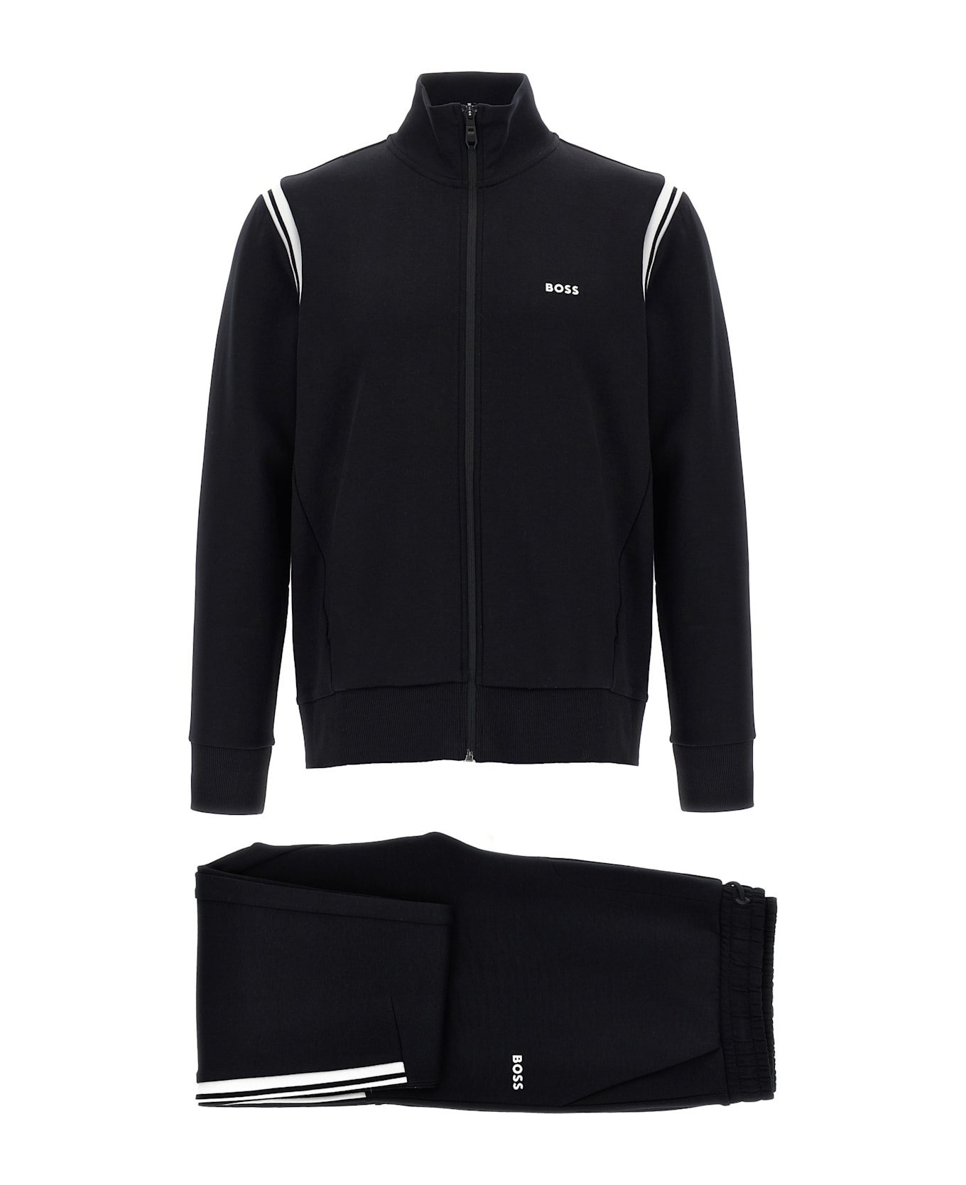 Hugo Boss Cotton Tracksuit - Black  