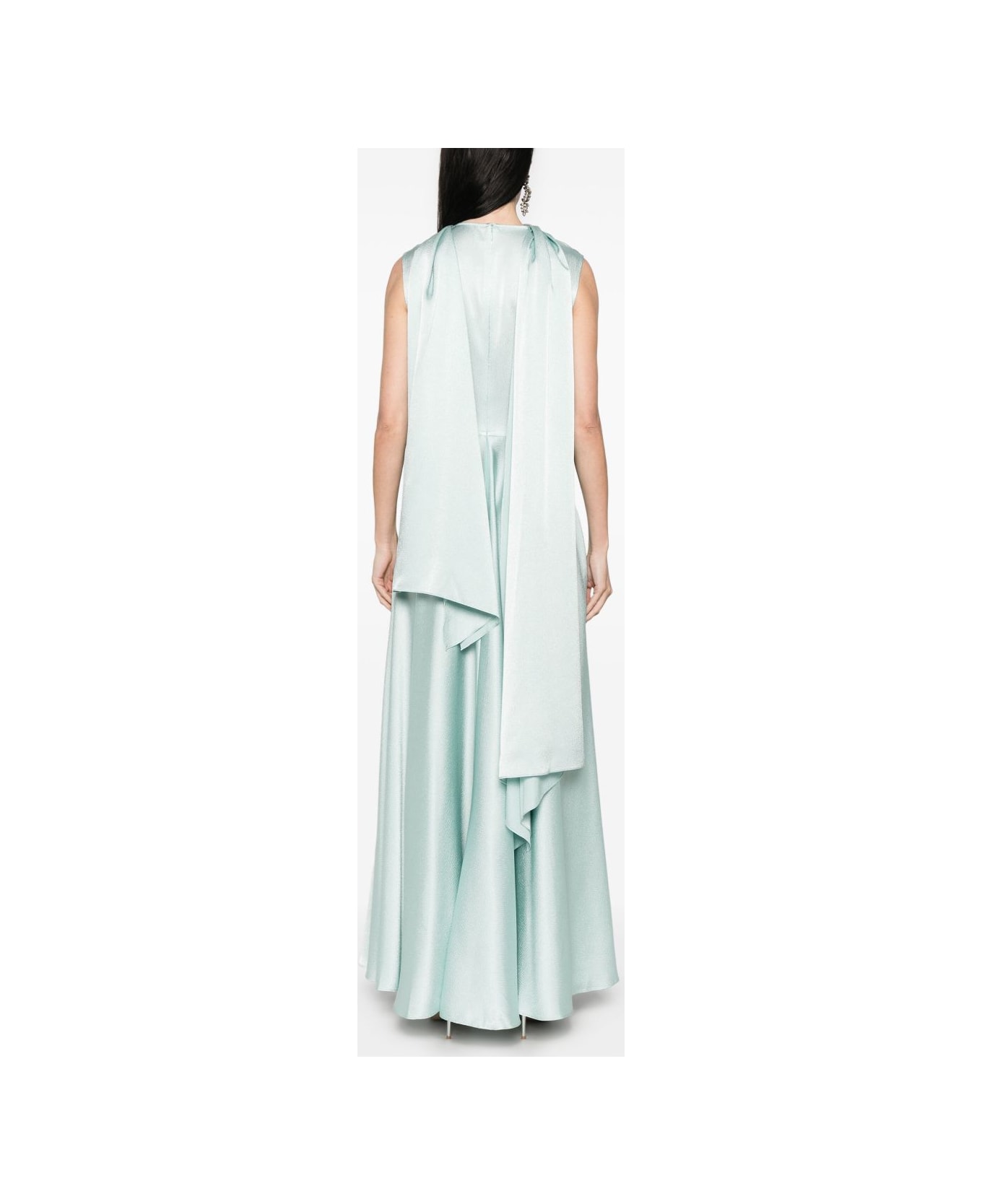 Solace London Emelia Maxi Dress - Clear Blue