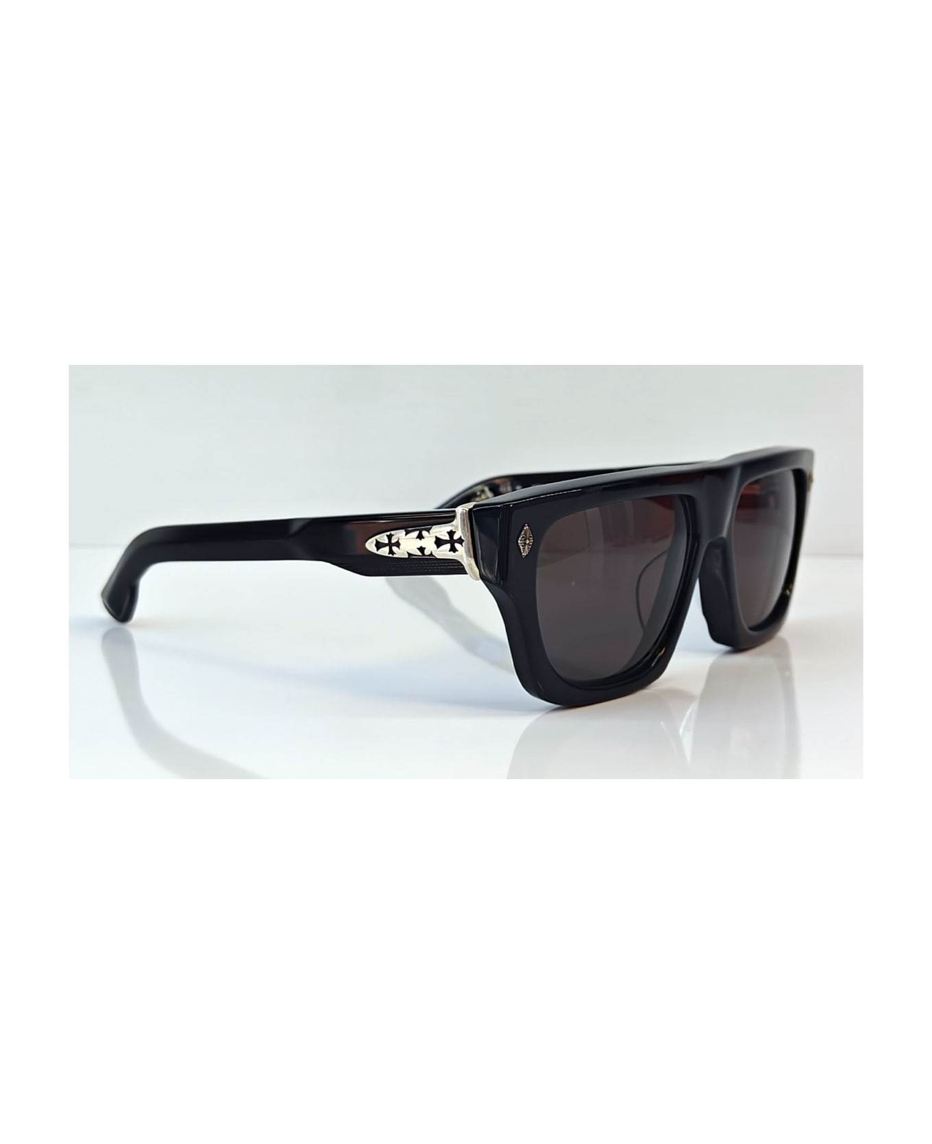 Chrome Hearts Charismadick - Black Sunglasses - Black
