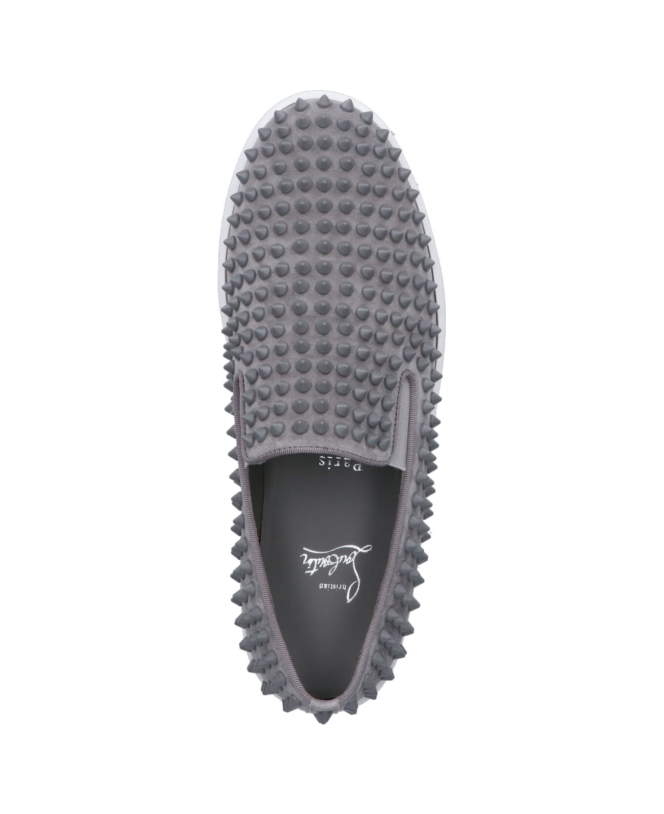 Christian Louboutin "spikeboat" Sneakers - Gray