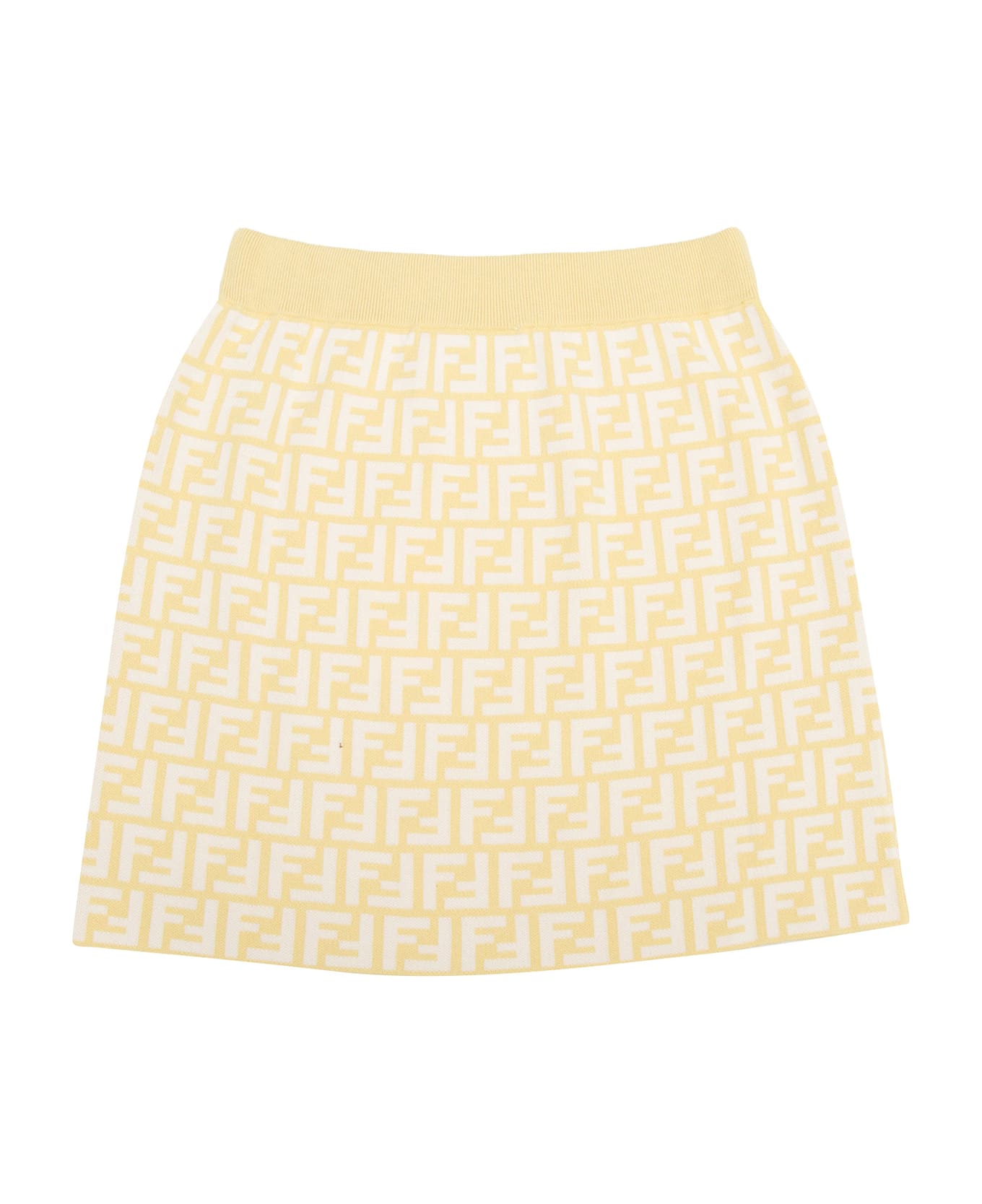 Fendi Knitted Skirt - YELLOW