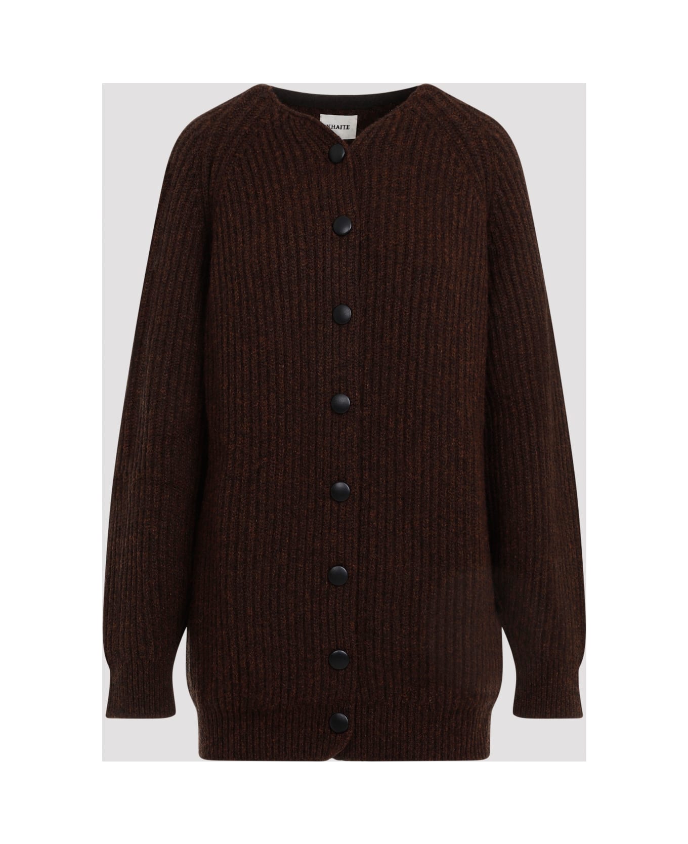 Khaite Jina Cardigan - Chestnut