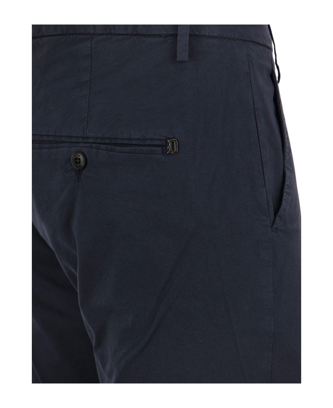 Dondup Blue Chino Trousers - Blue ボトムス