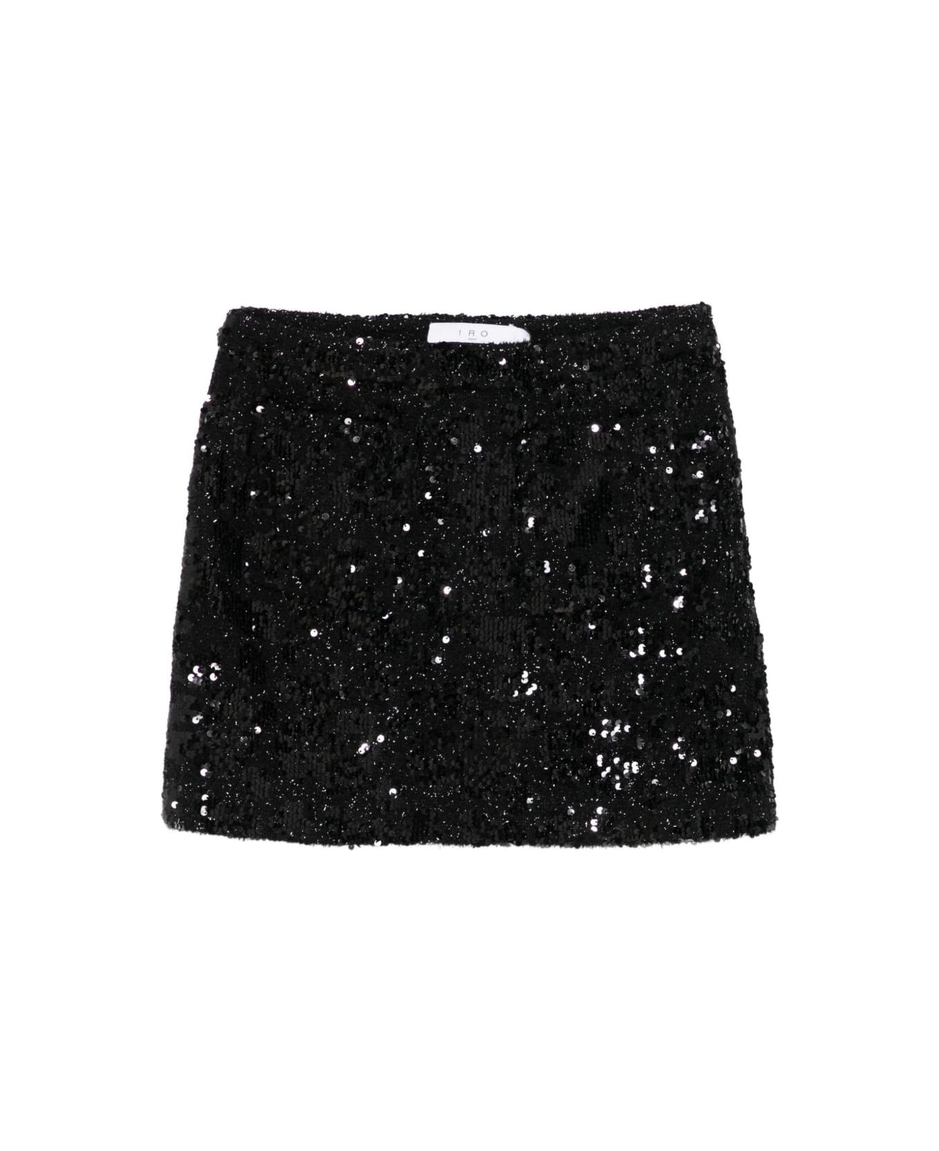 IRO Sequined Skirt - Black