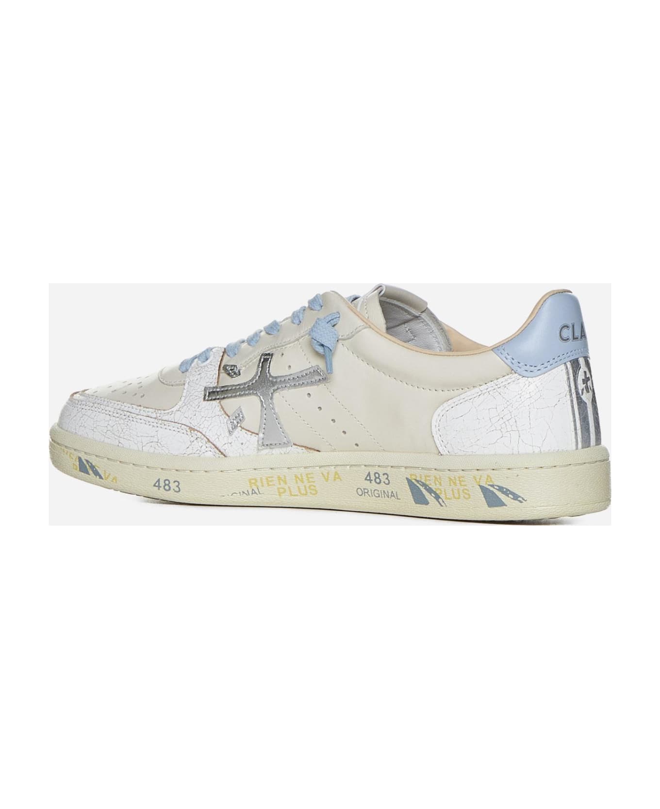 Premiata Istrice Clay-d Leather Sneakers - Offwhite スニーカー