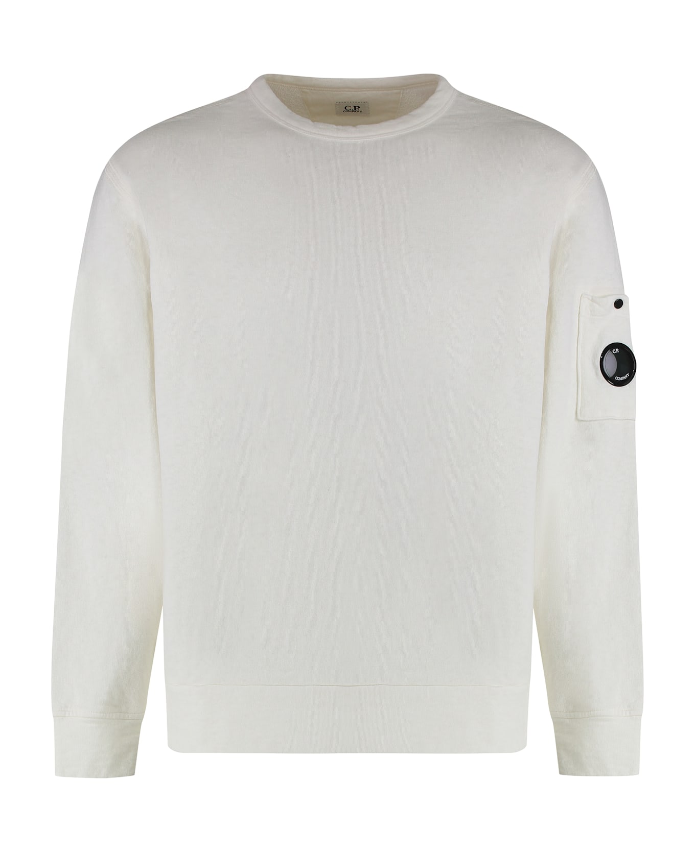 C.P. Company Cotton Crew-neck Sweatshirt - White
