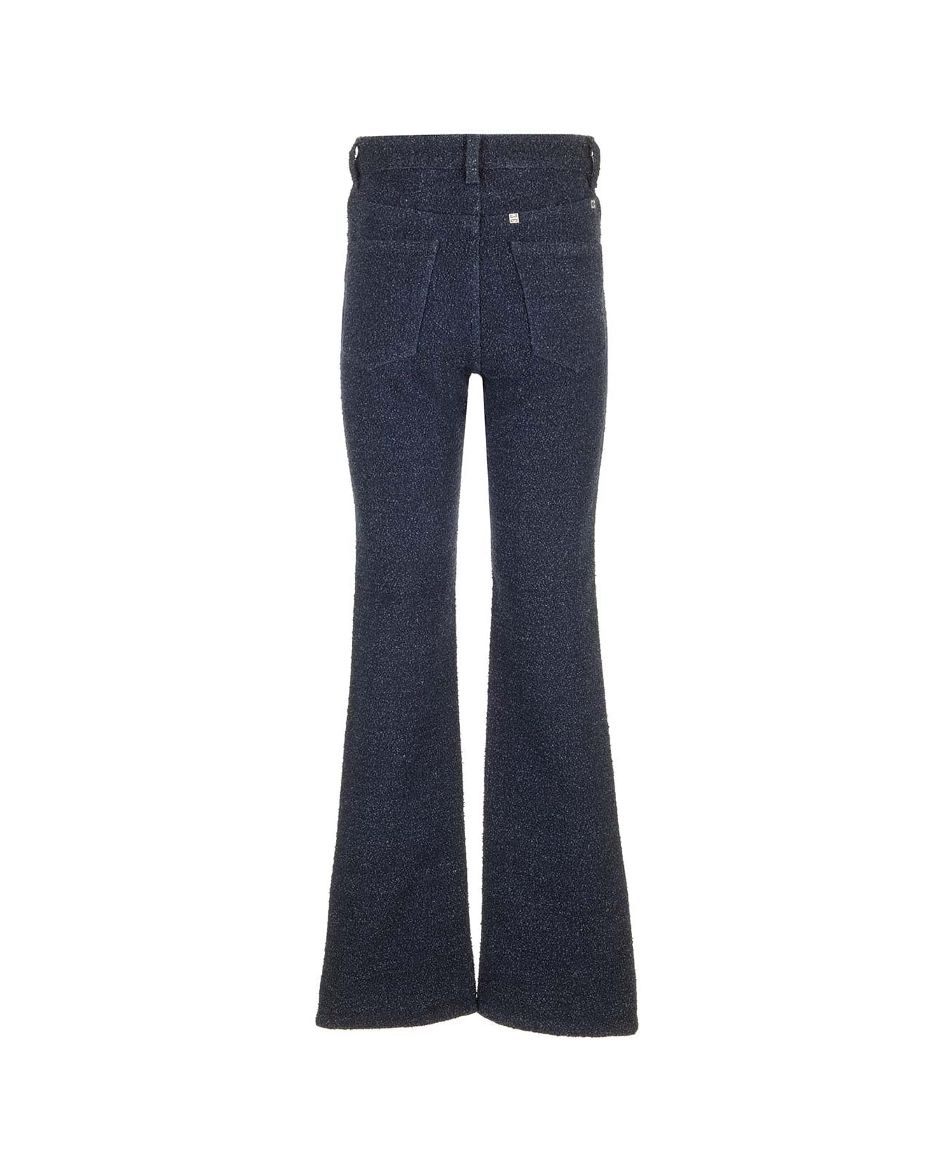 Givenchy Wool Bouclé Trousers - Blue