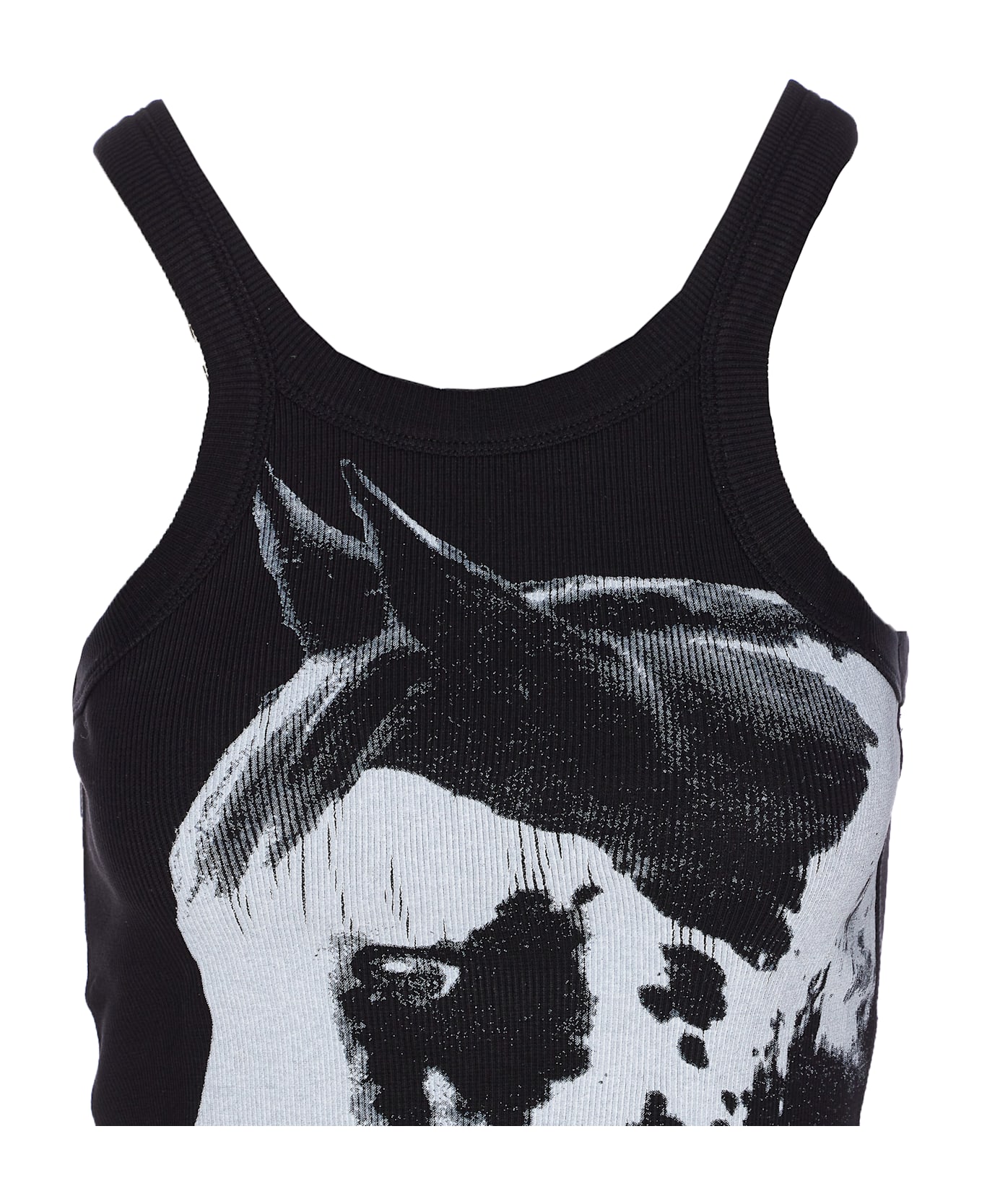 Pinko Curly Tank Top - Black