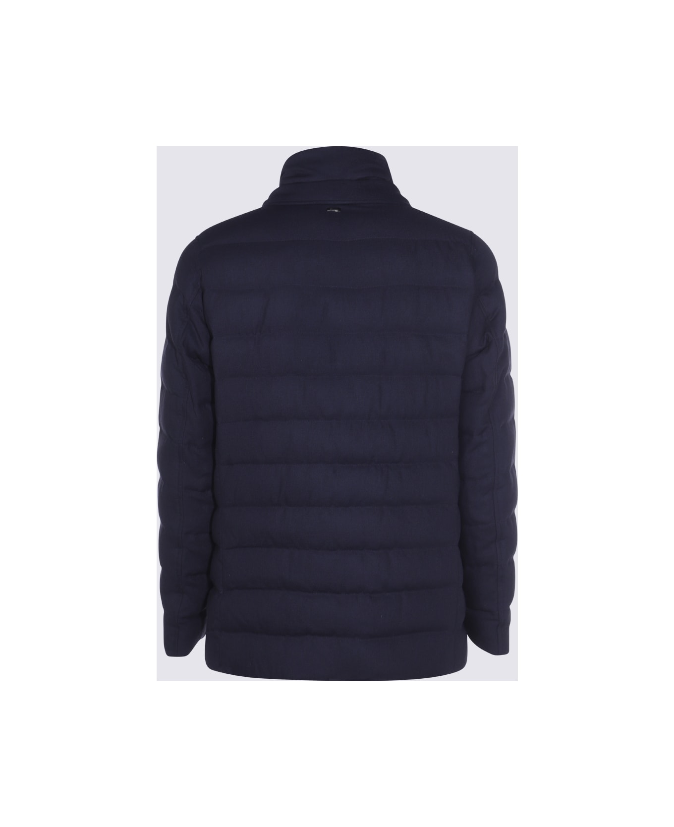 Herno Dark Blue Down Jacket - Blue