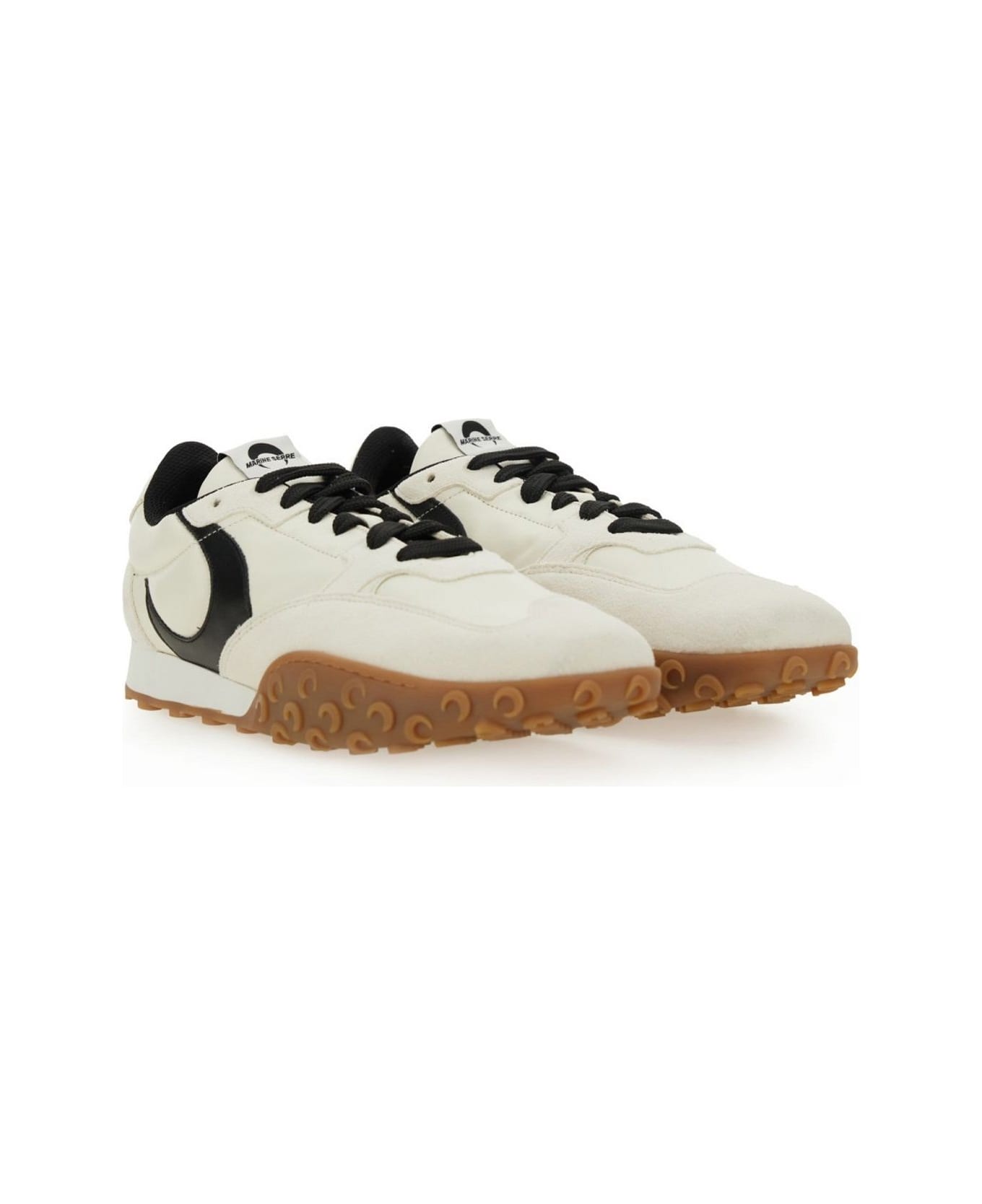 Marine Serre Moon Patch Low-top Sneakers - Bianco