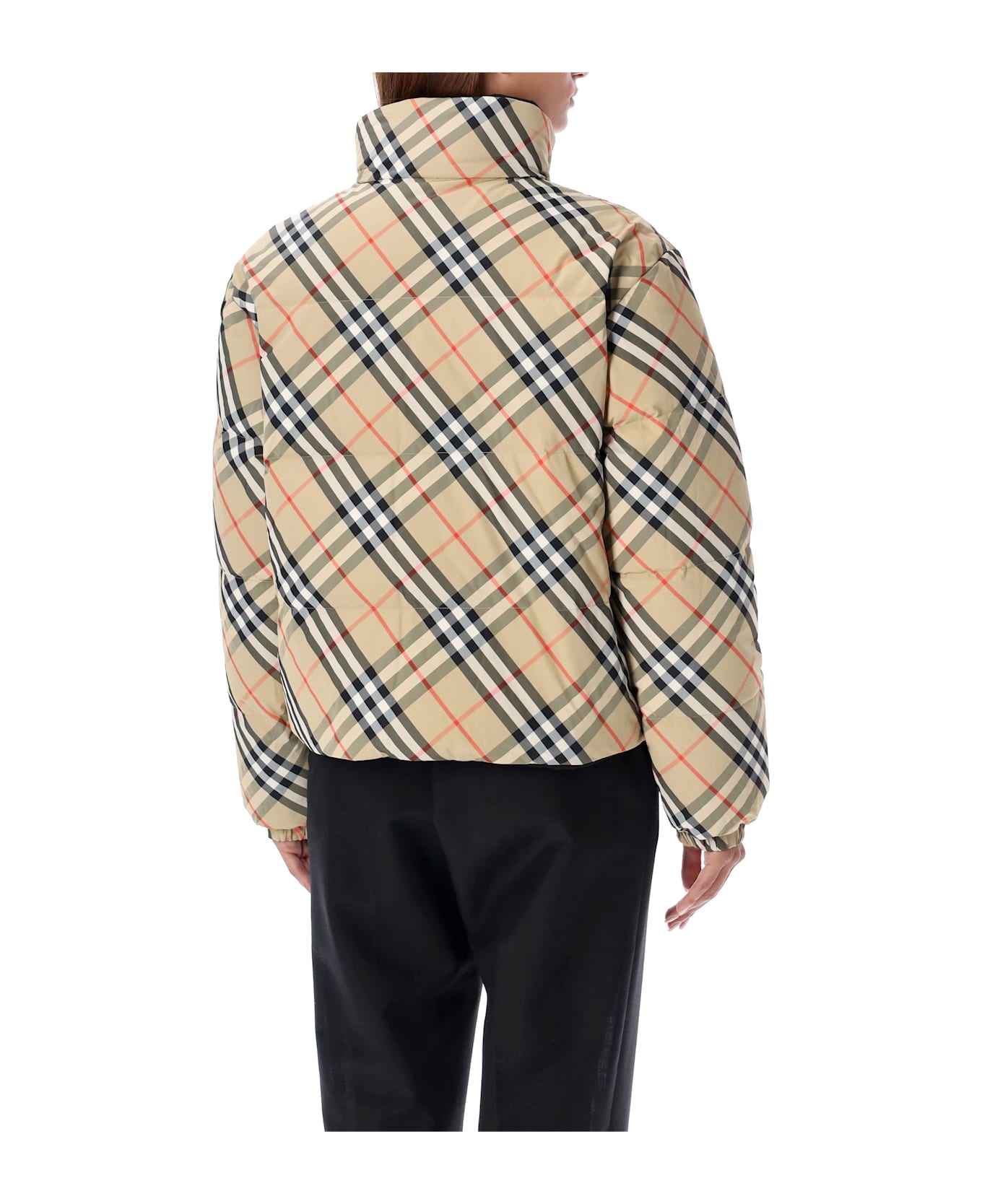 Burberry London Checked Down Jacket - SAND IP CHECK