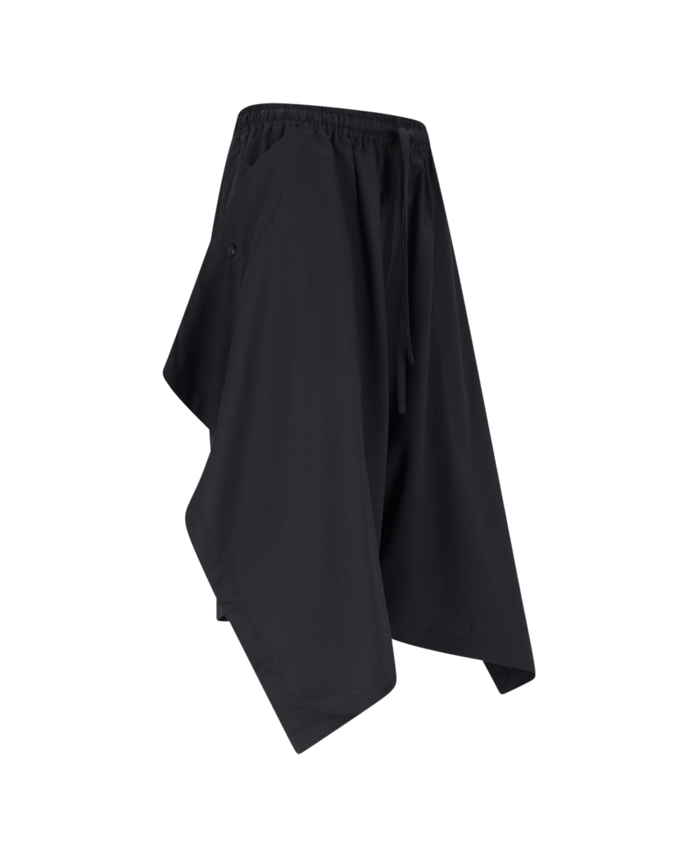 Y-3 Asymmetrical Shorts - Black  