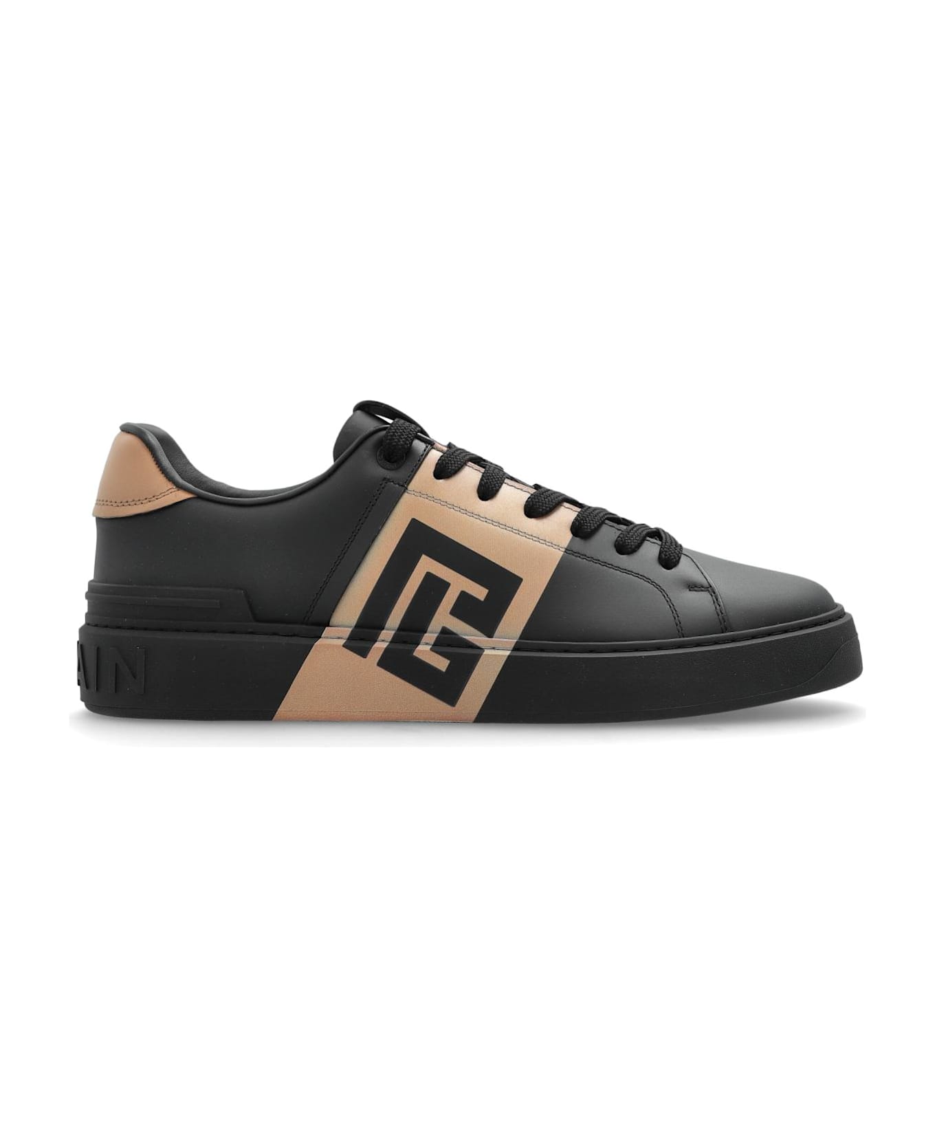 Balmain 
b-court
 Sports Shoes - BLACK/BROWN