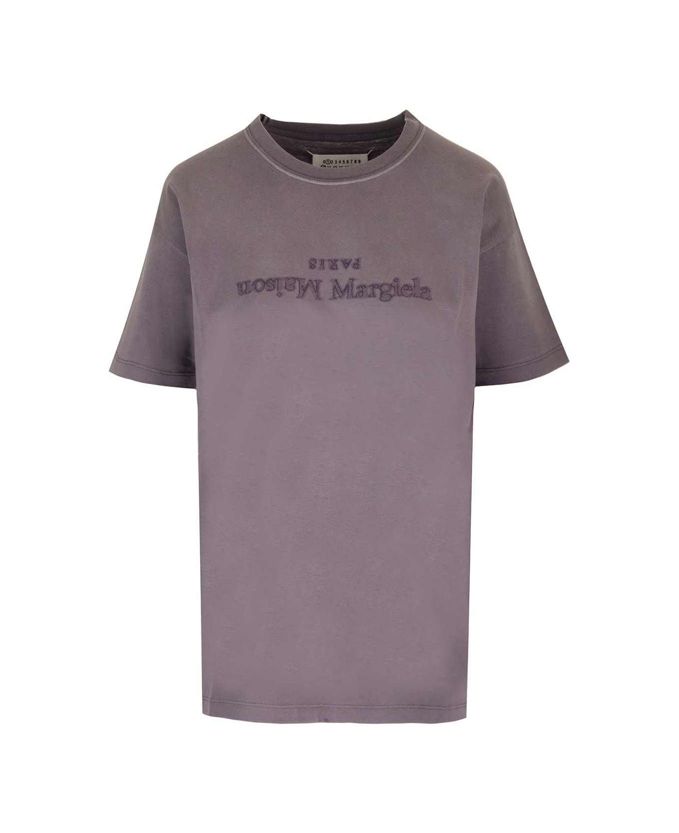Maison Margiela Long T-shirt - Aubergine