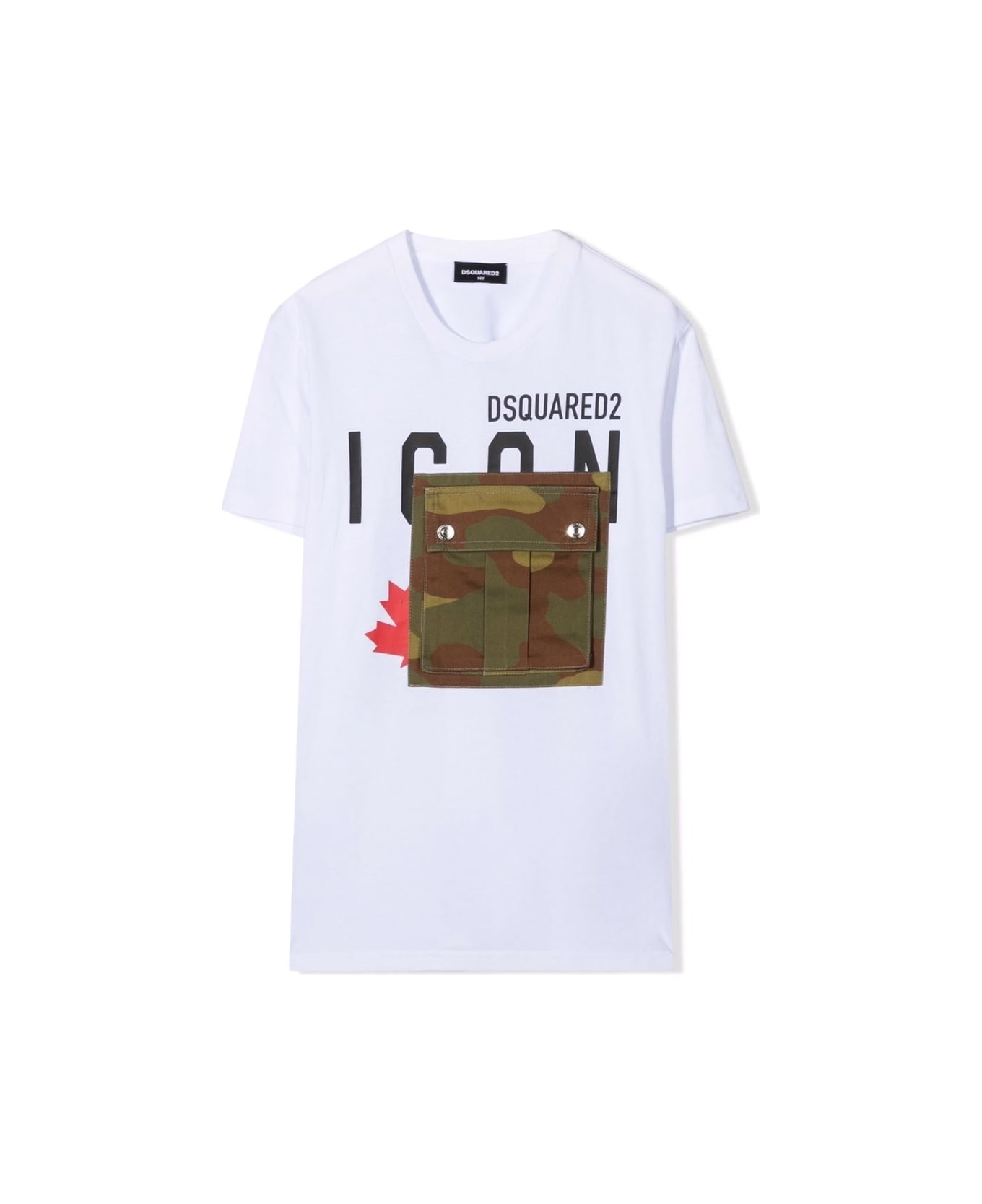 Dsquared2 Relax Icon Maglietta - WHITE