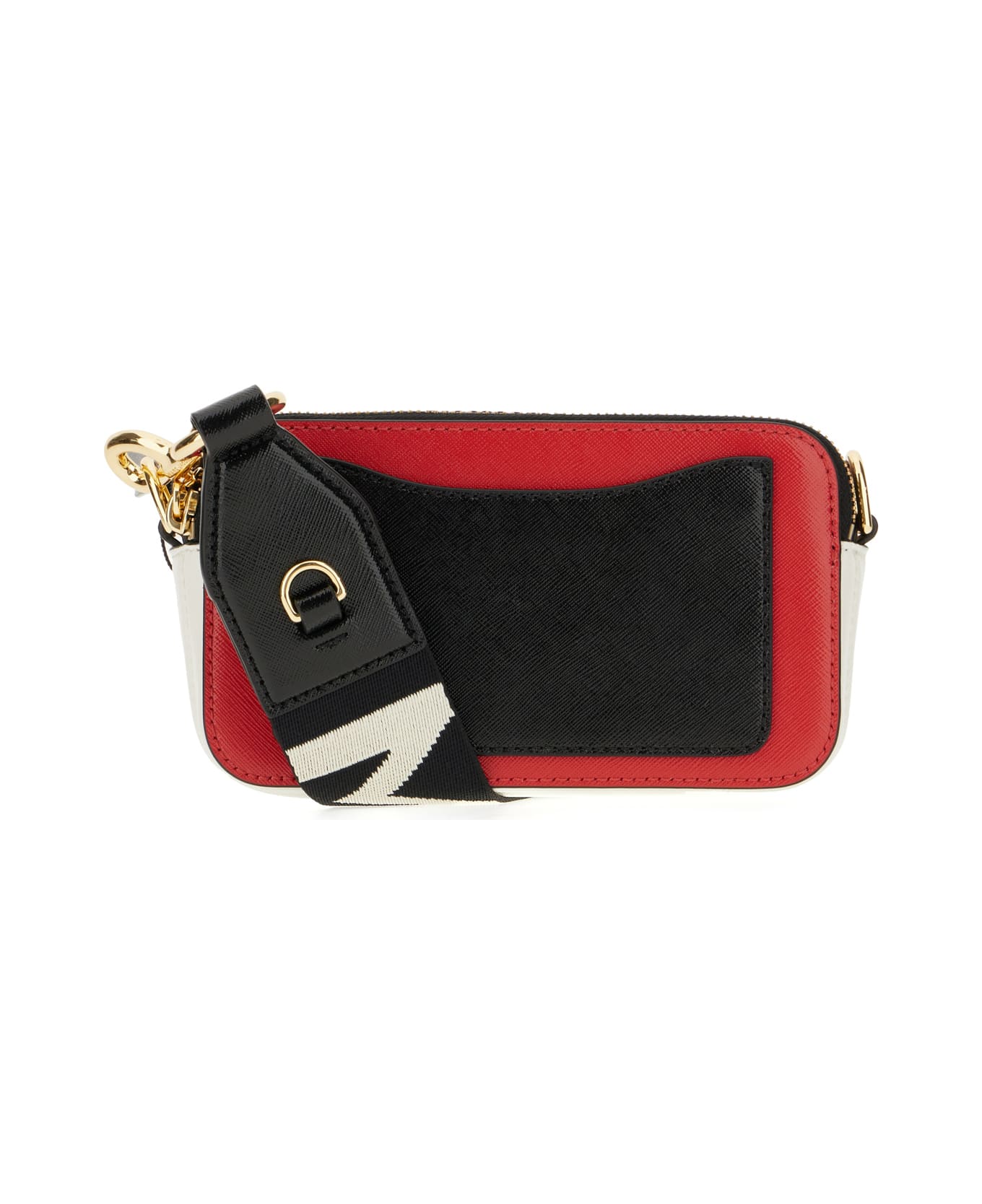 Marc Jacobs Multicolor Leather Snapshot Crossbody Bag - TRUE RED MULTI