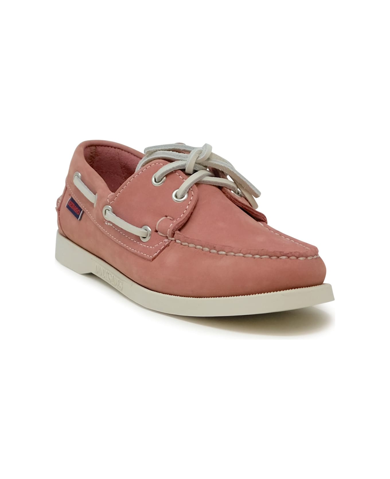 Sebago 74121sw Portland Pink Nubuck Loafers - PINK