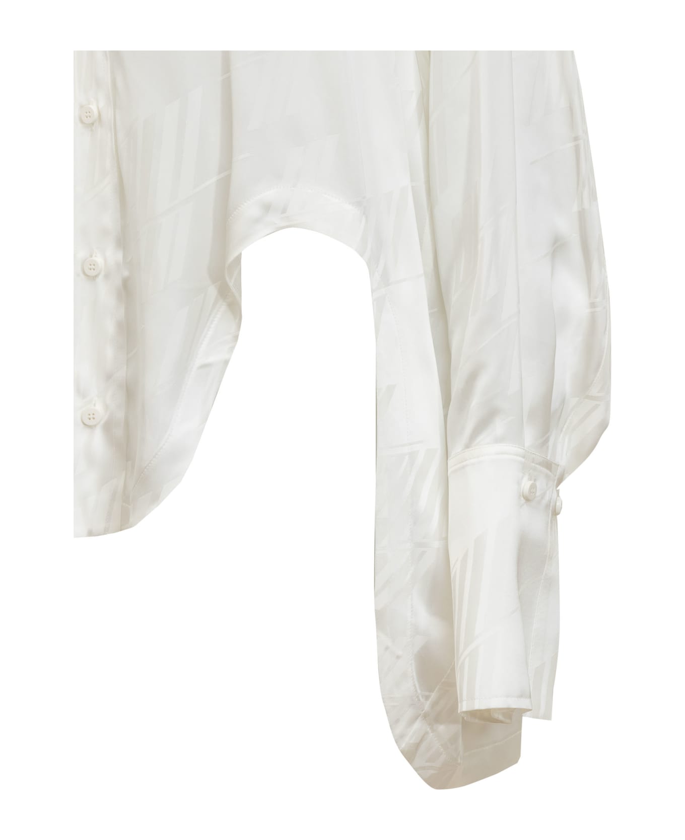 The Attico Diana Shirt - MILK