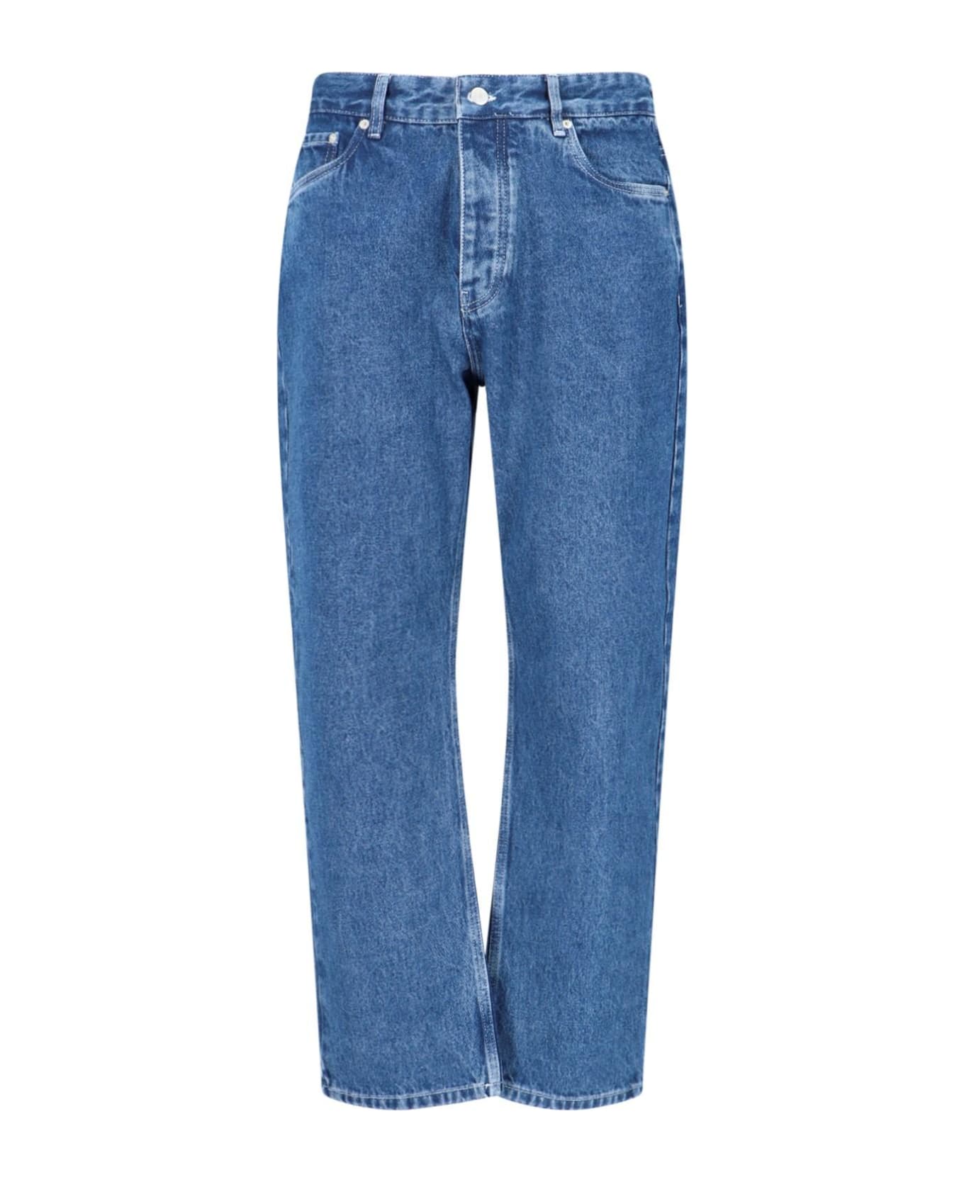 Studio Nicholson Straight Jeans - DENIM BLUE