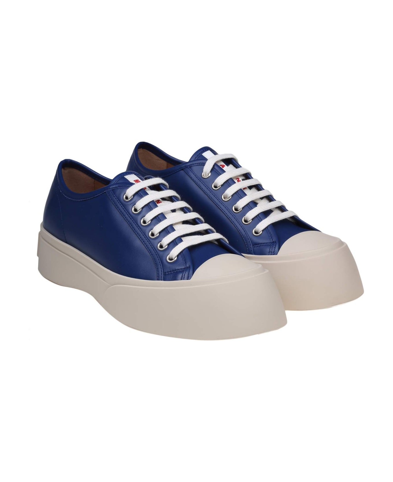 Marni Pablo Sneakers In Blue Nappa - BLUE ウェッジシューズ