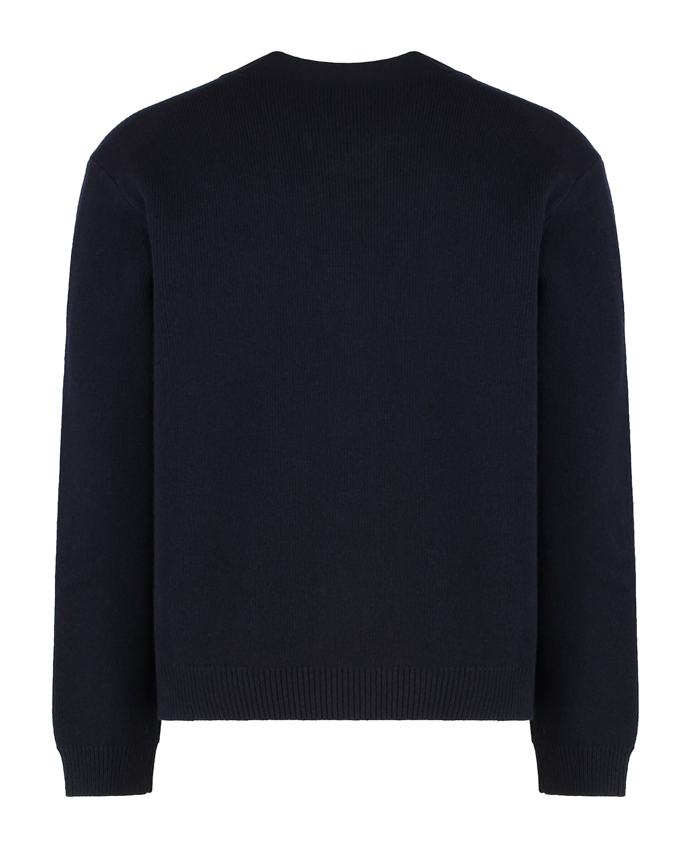 Maison Kitsuné Cardigan In Wool - blue