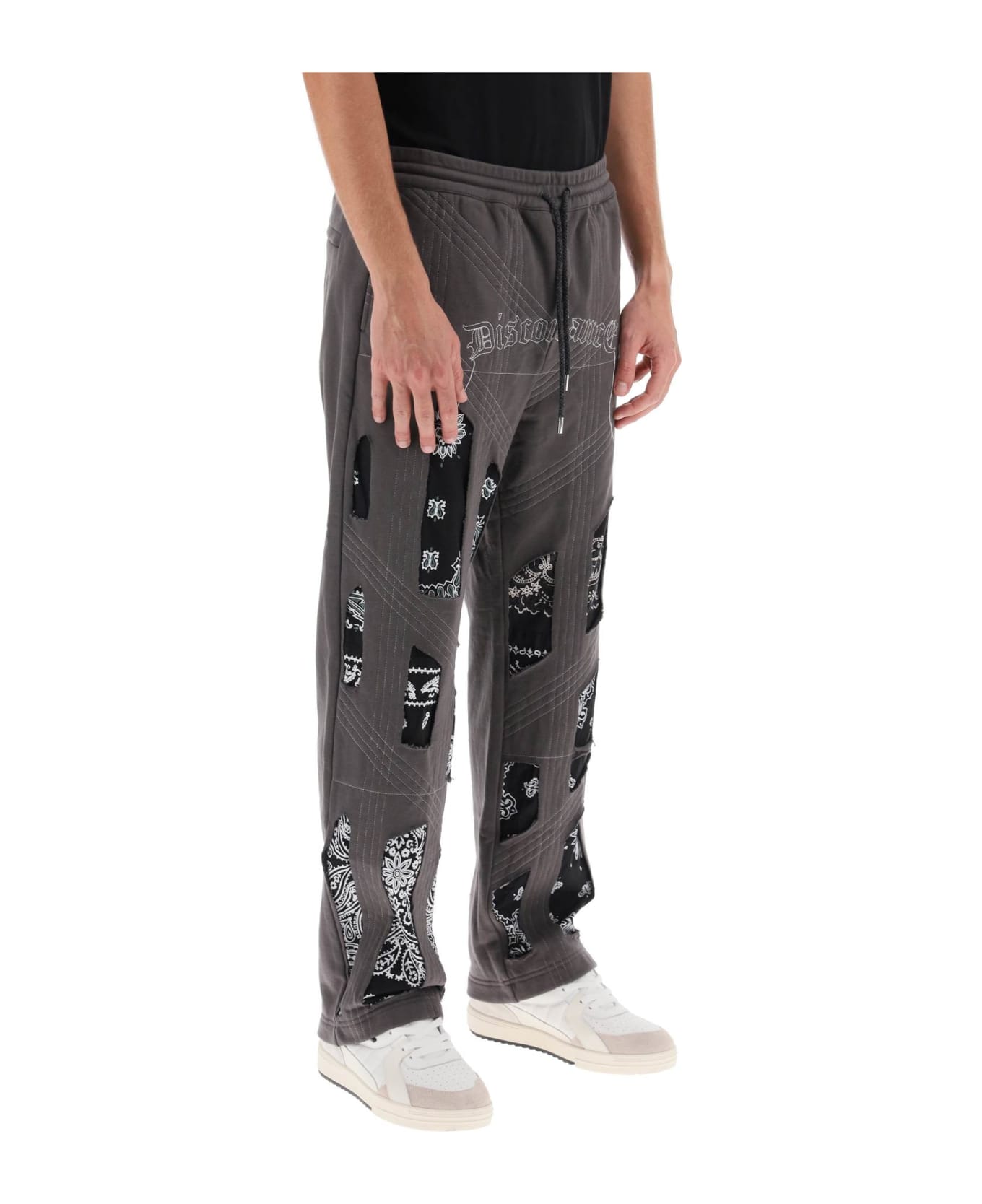 Children of the Discordance Joggers With Bandana Detailing - GRAY (Grey)