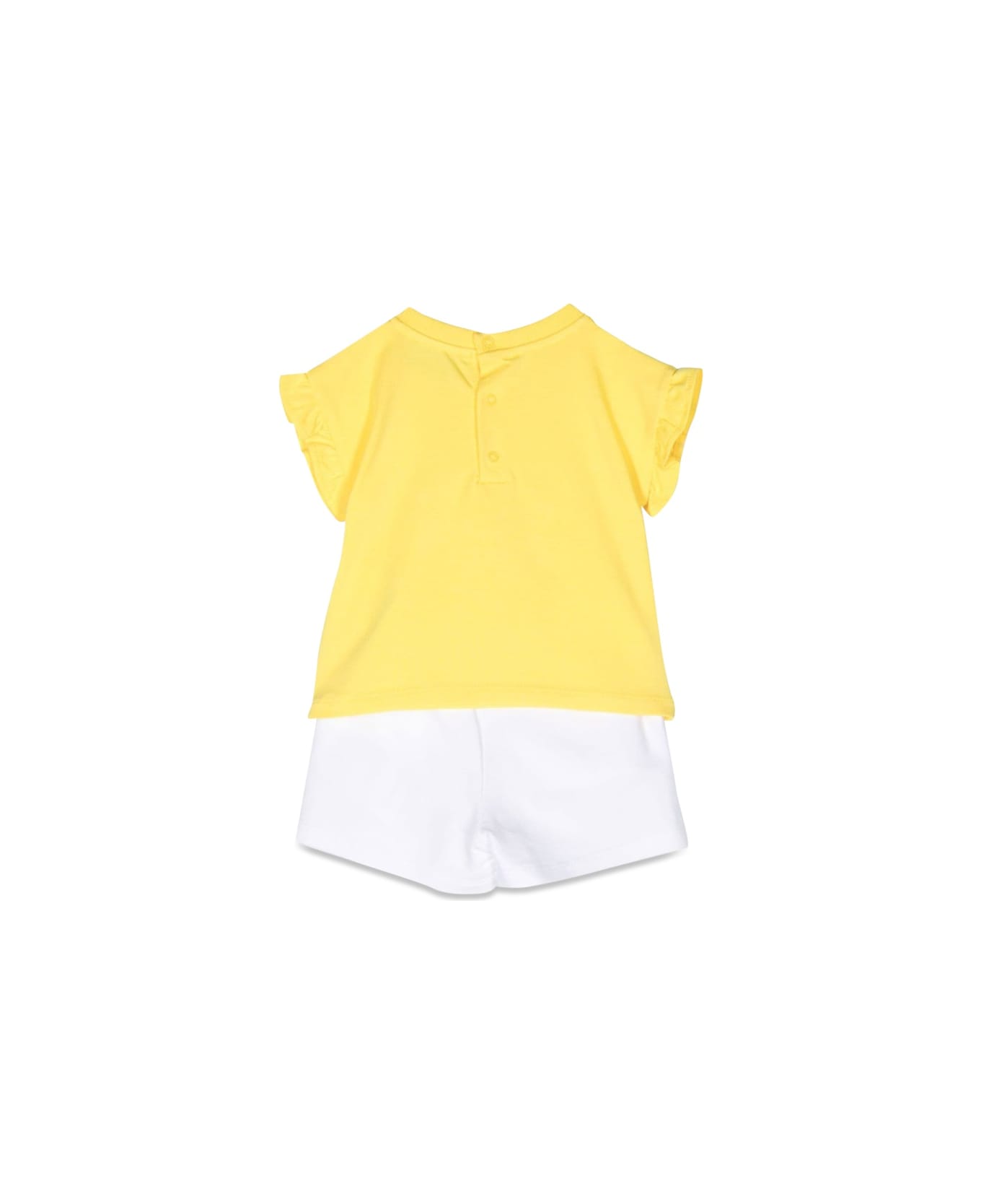 Moschino T-shirt And Shorts Set - WHITE