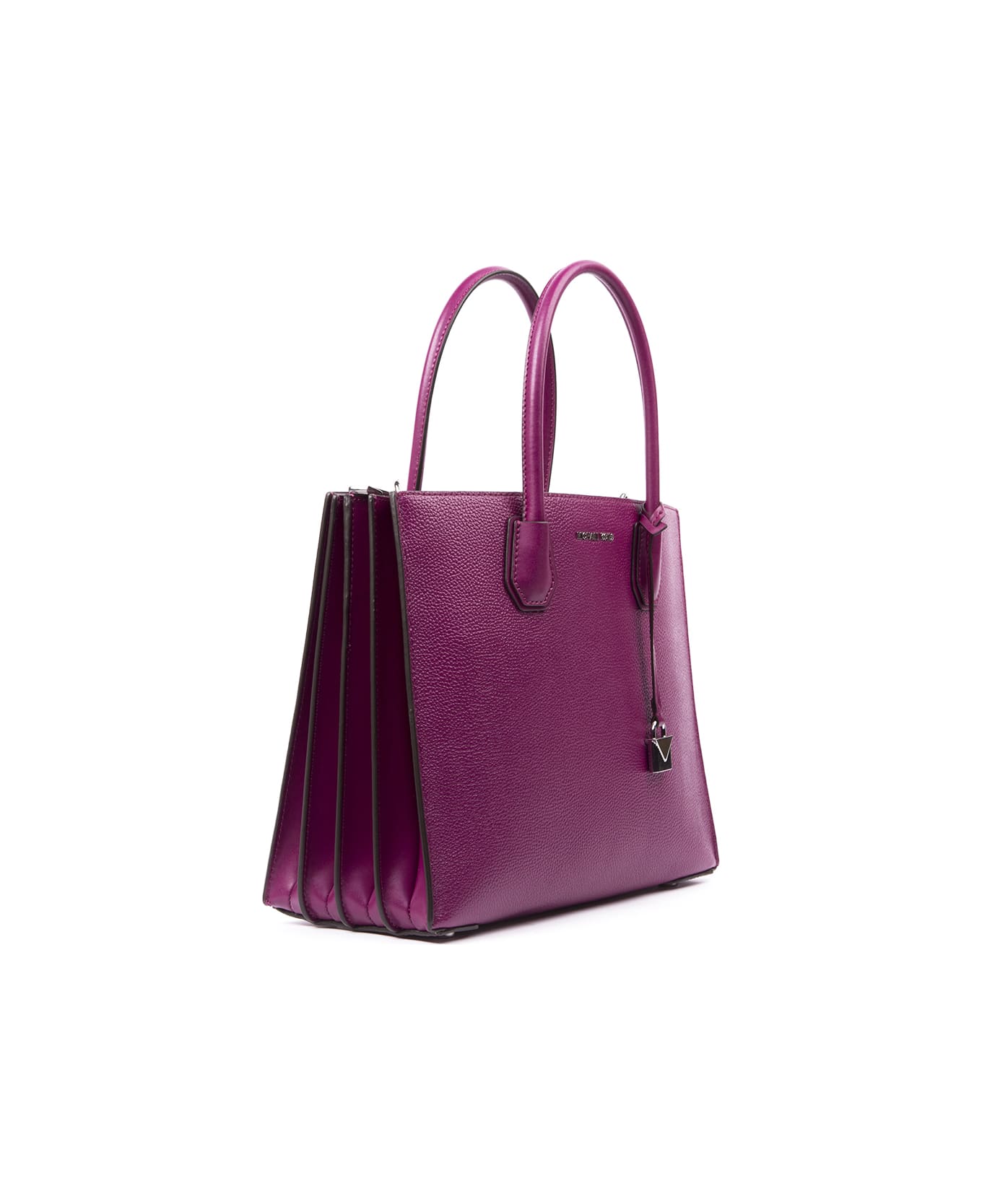 MICHAEL Michael Kors Big Mercer Fuxia Leather Tote Bag - Fuchsia