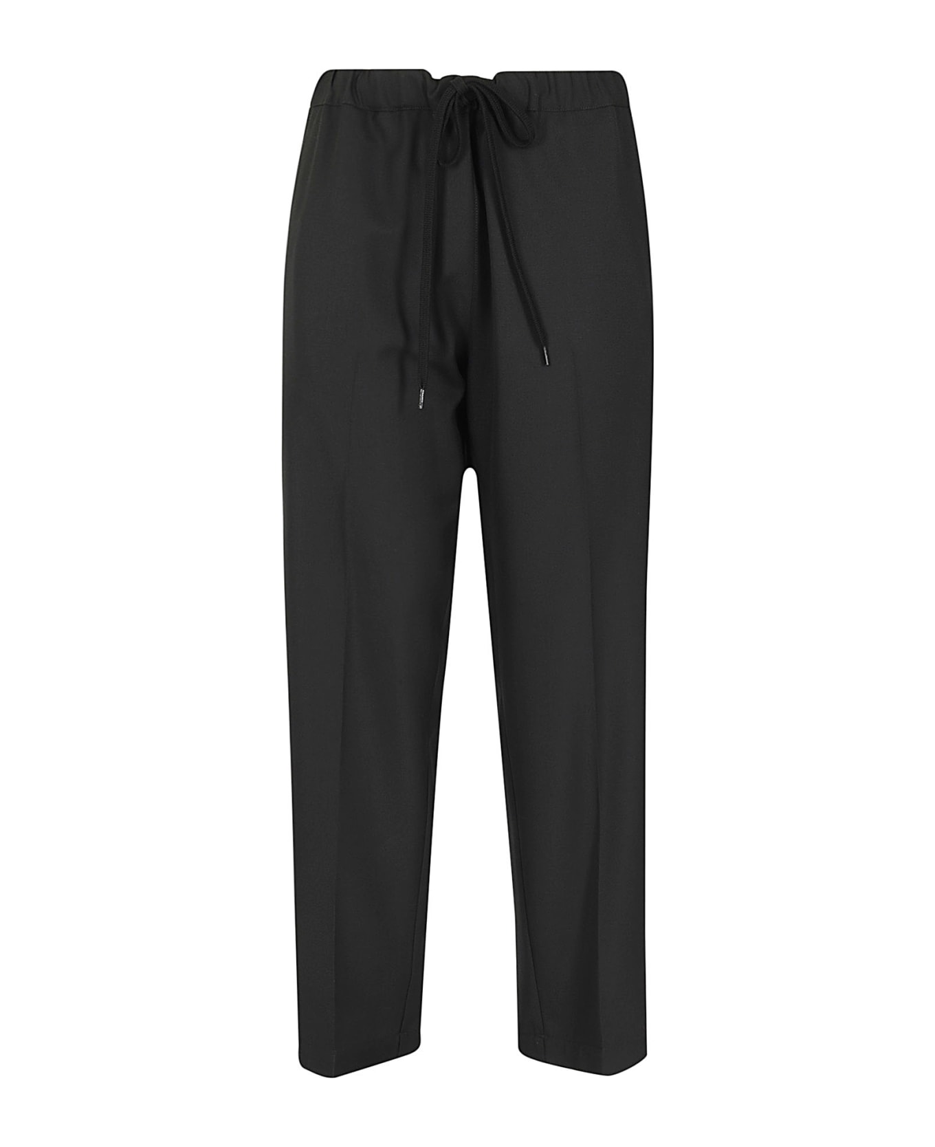MM6 Maison Margiela Tapered Tailored Trousers - Black
