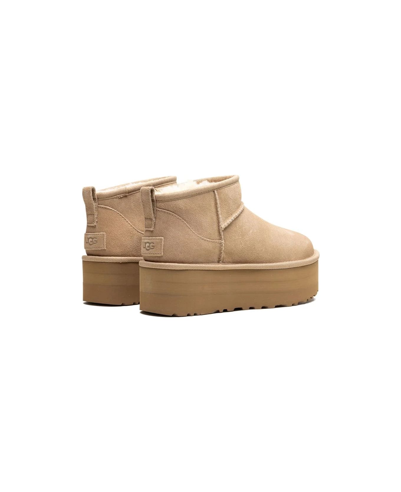 UGG W Classic Ultra Mini Platform - Sand