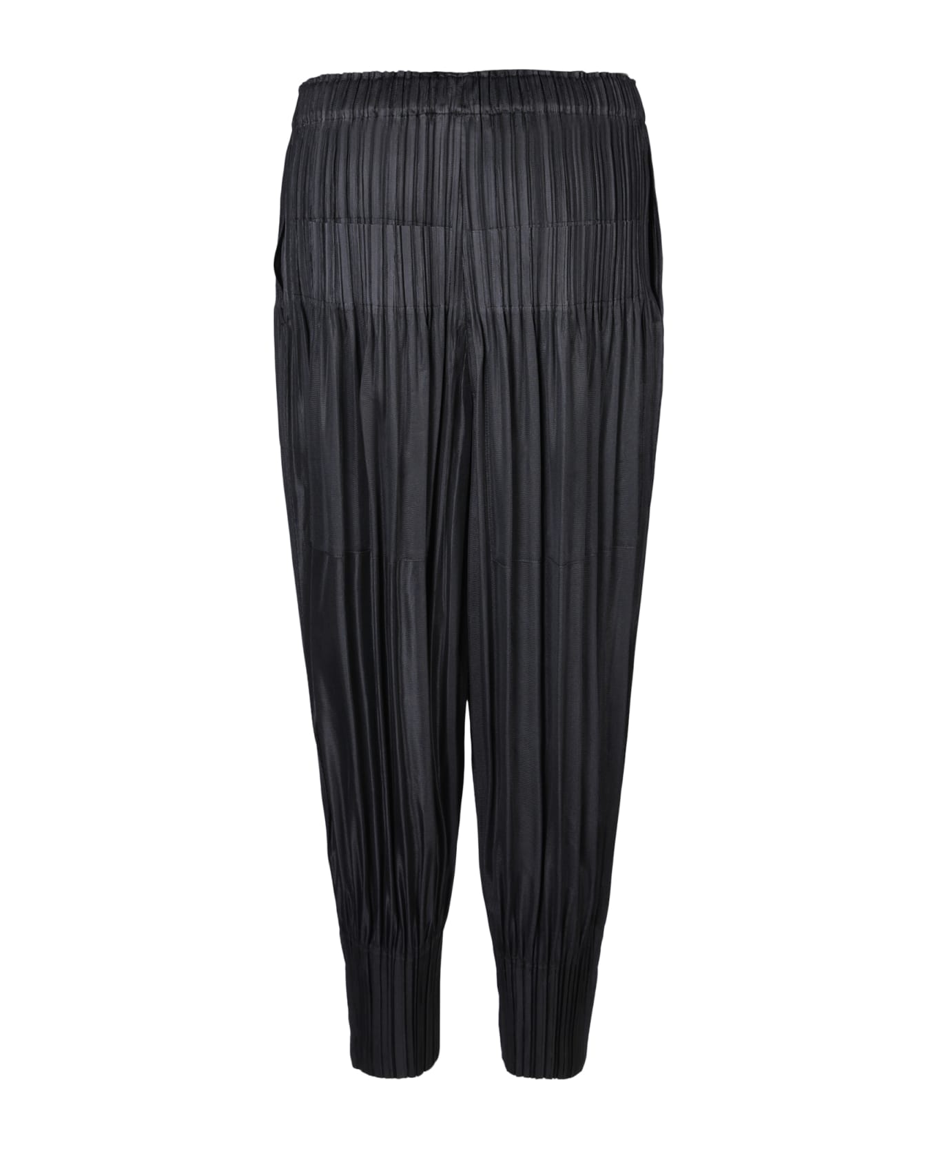 Issey Miyake Fluffy Pleats Please Black Trousers - Black ボトムス