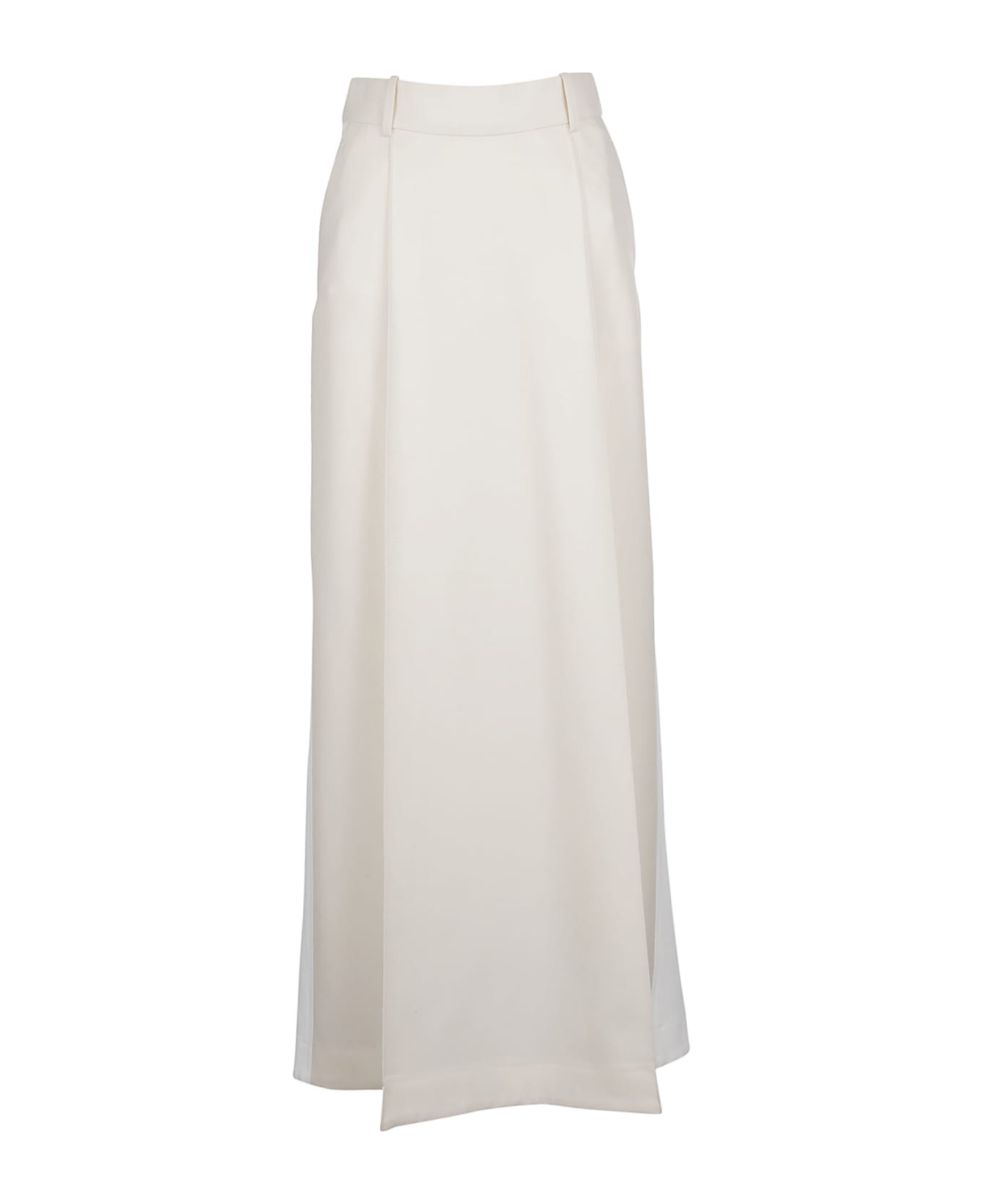 Victoria Beckham Pleated Skirt - Ivory