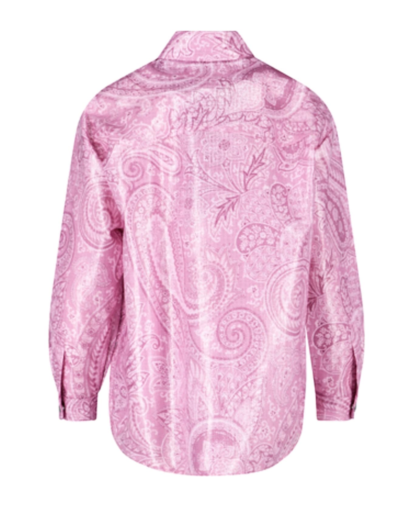 Etro Nylon Printed Shirt - Pink