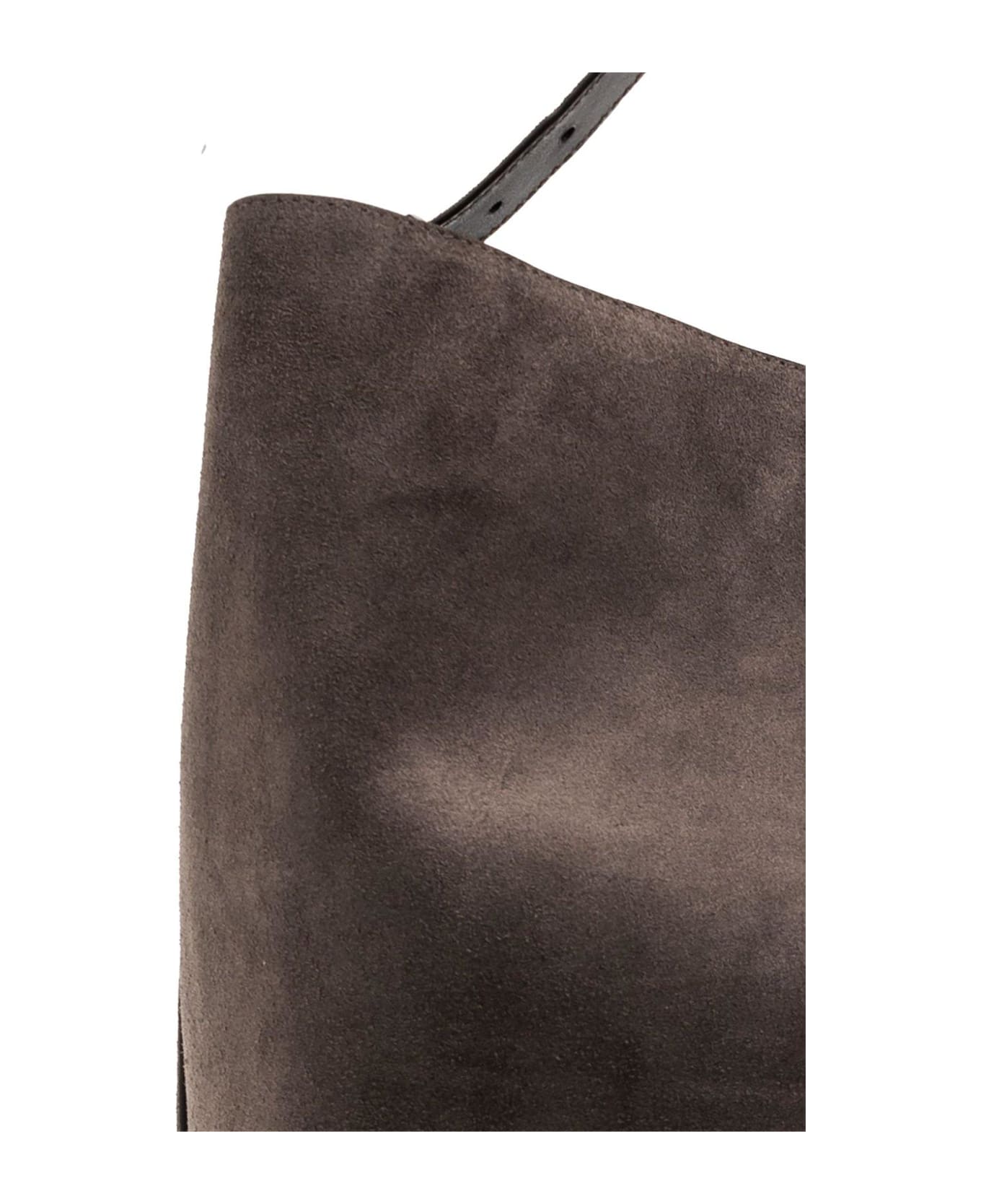 Totême Belted Open Top Tote Bag - Grey