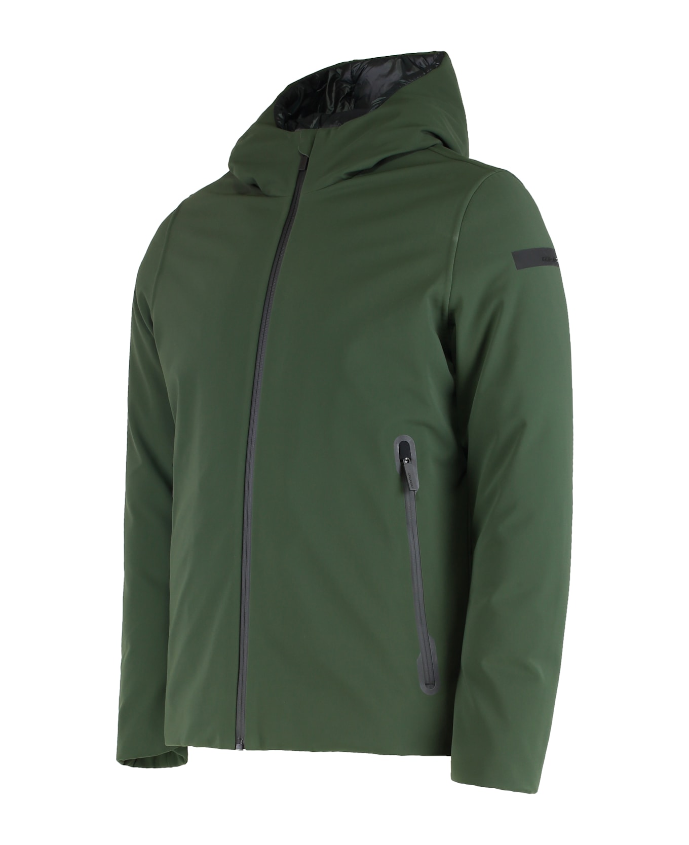 RRD - Roberto Ricci Design Technical Fabric Jacket With Hood - green