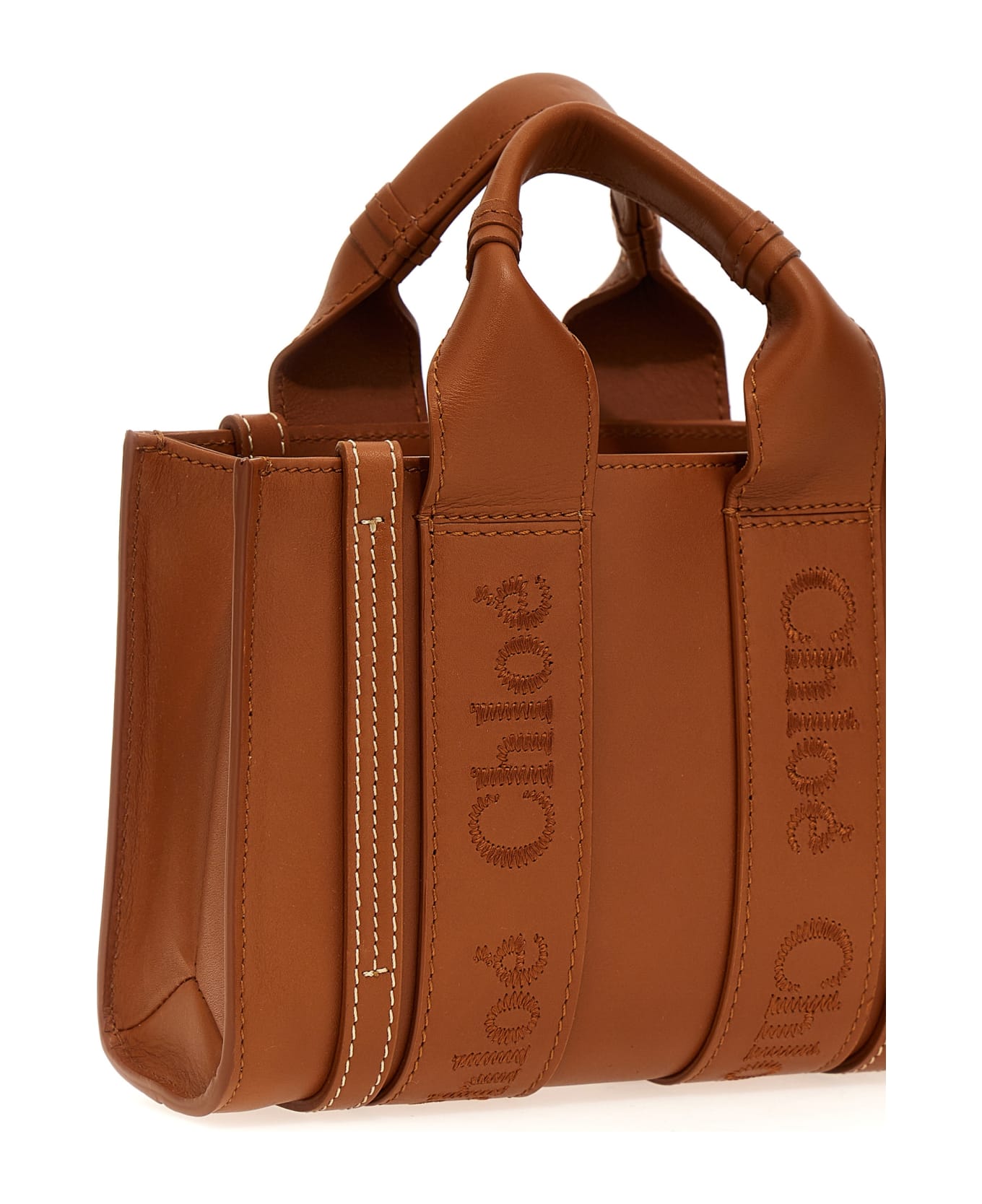 Chloé Woody Handbag - Caramel
